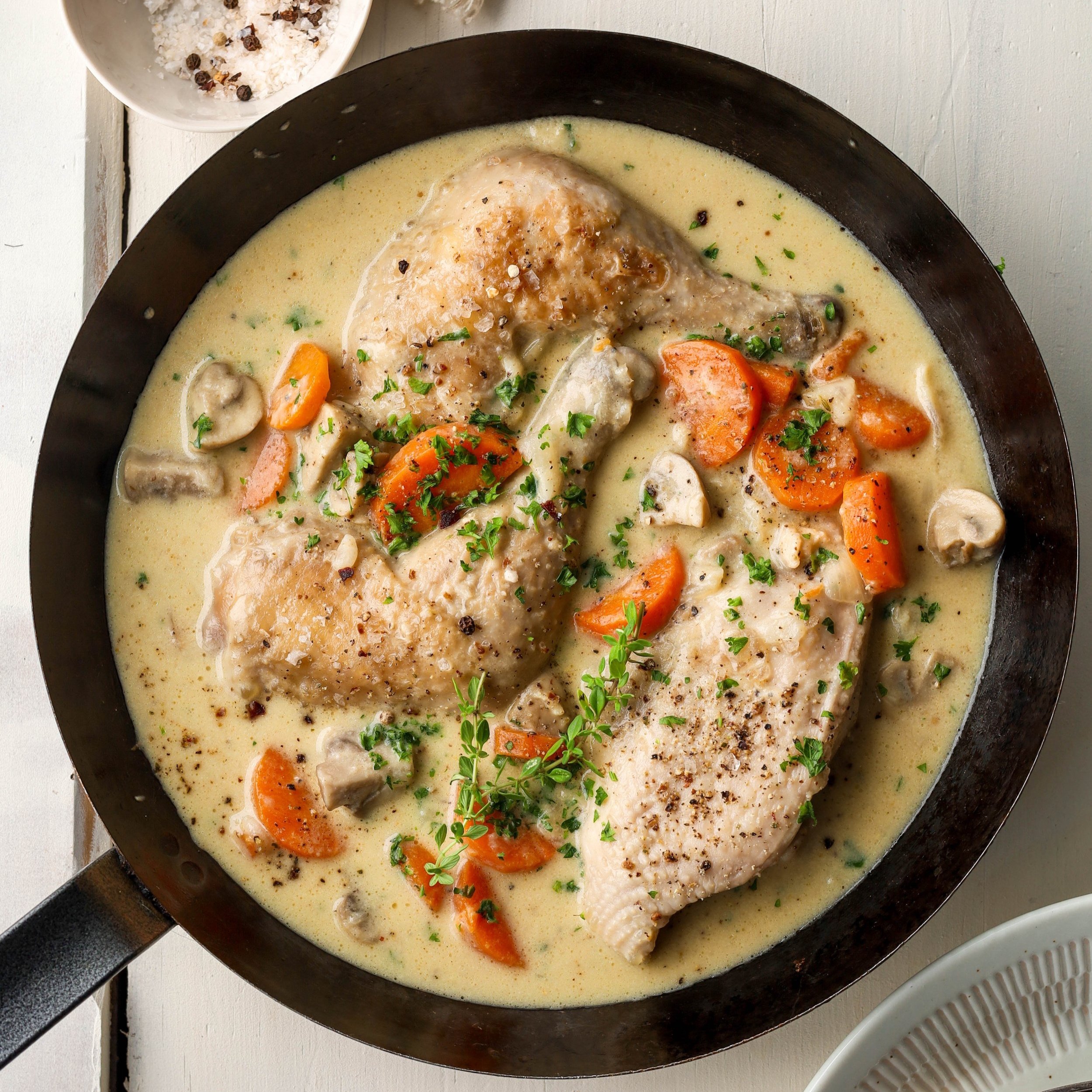 CHICKEN FRICASSEE — French Cooking Academy