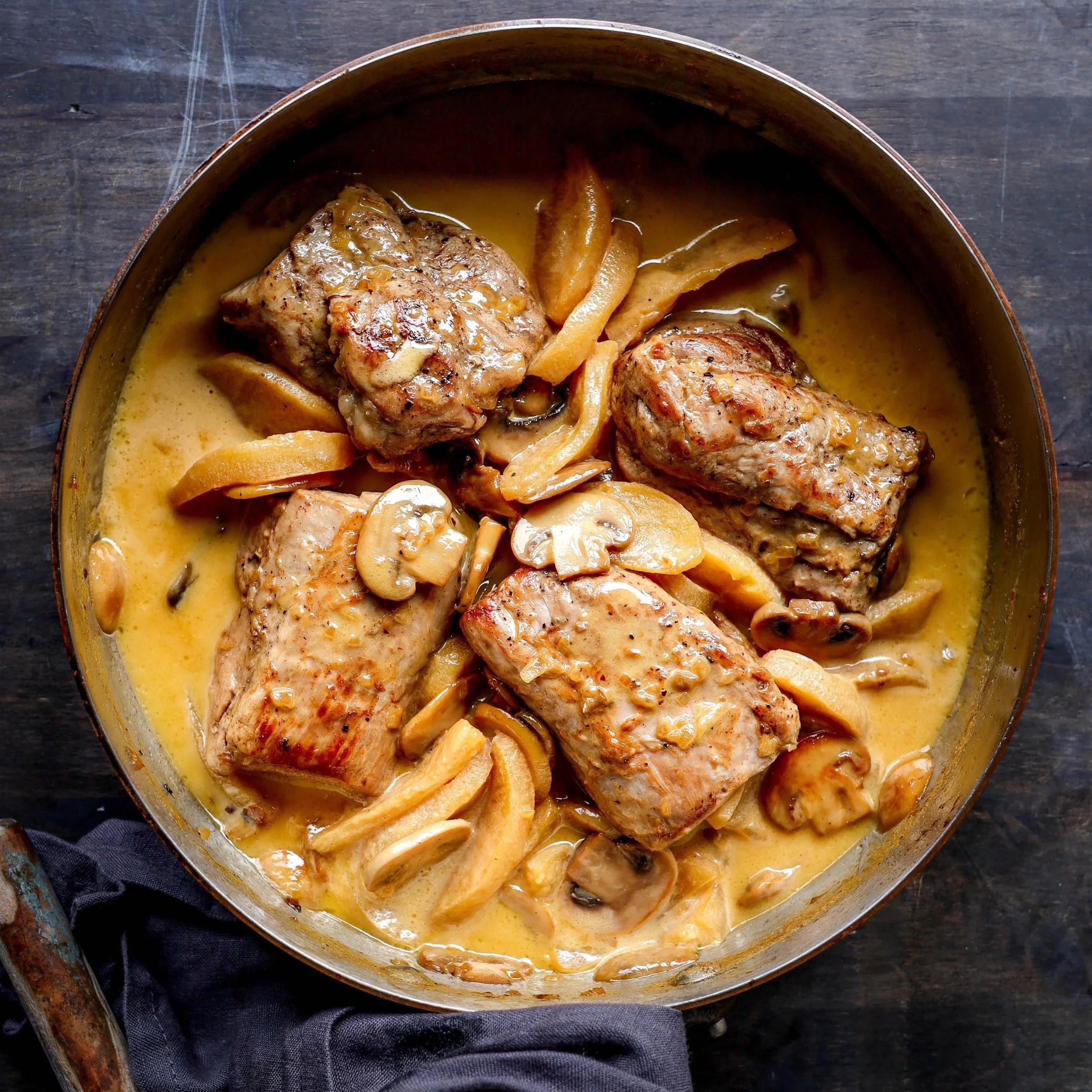 PORK FILLET NORMANDY STYLE