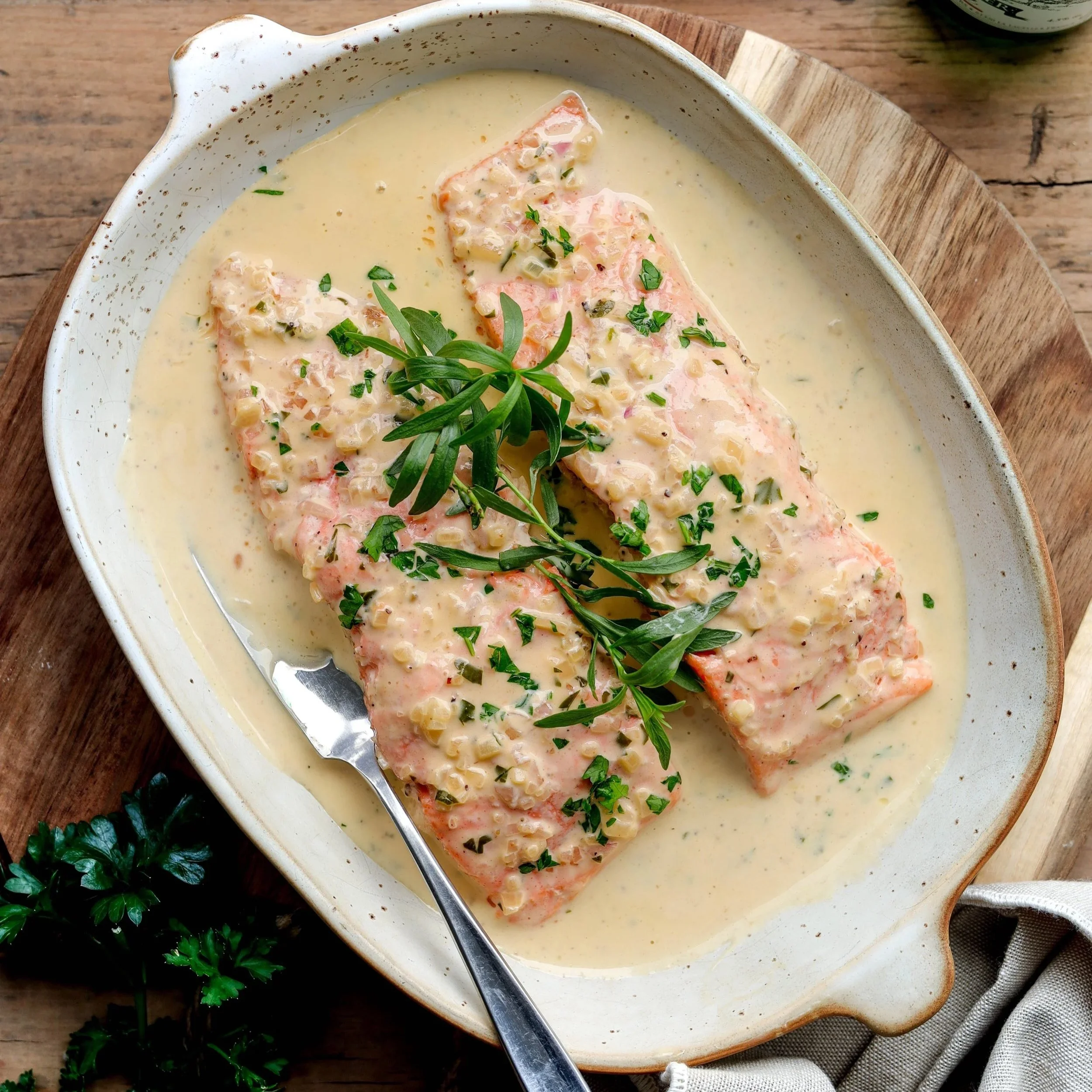 Normandy-Style Fish with Cider  