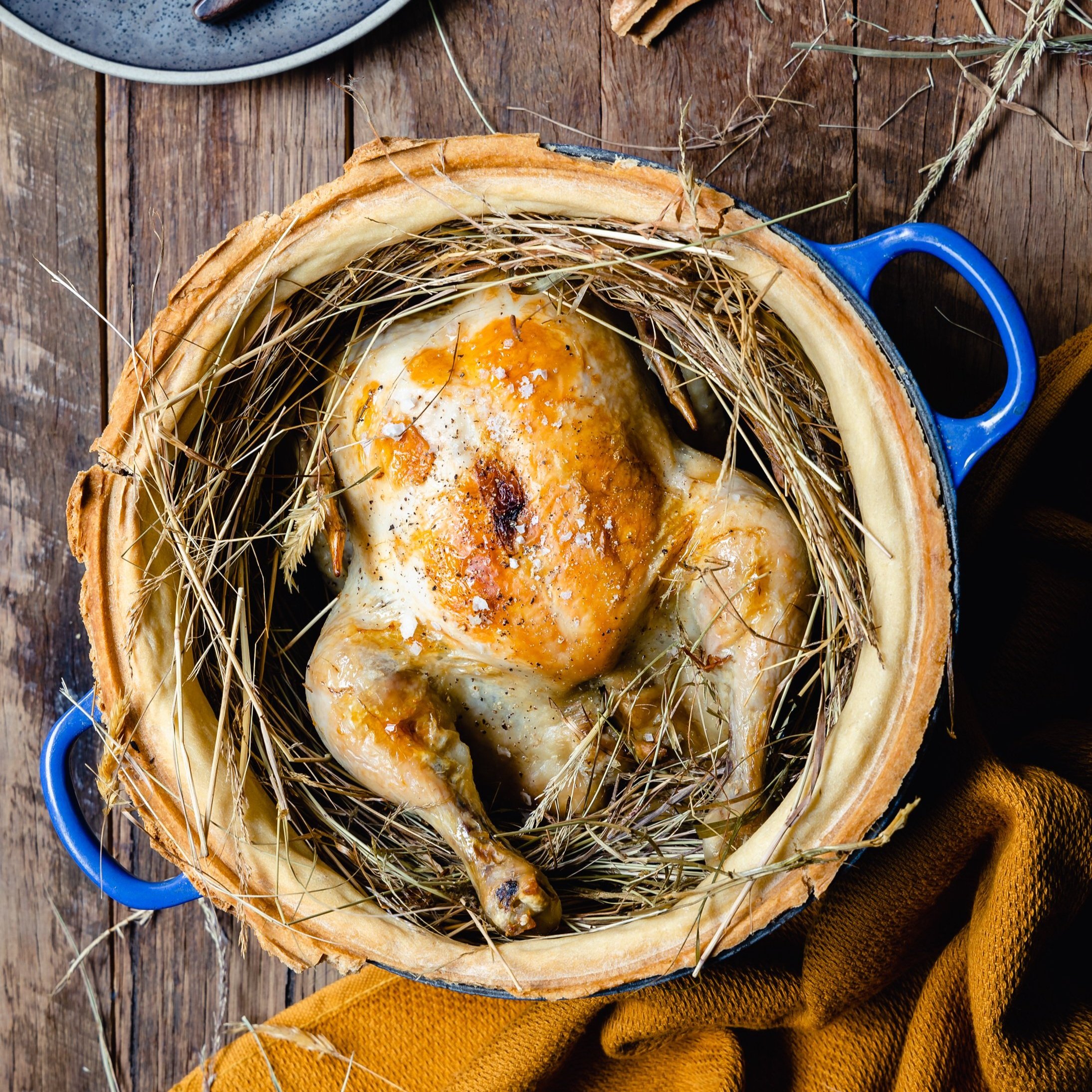 HAY BAKED CHICKEN. — French Cooking Academy