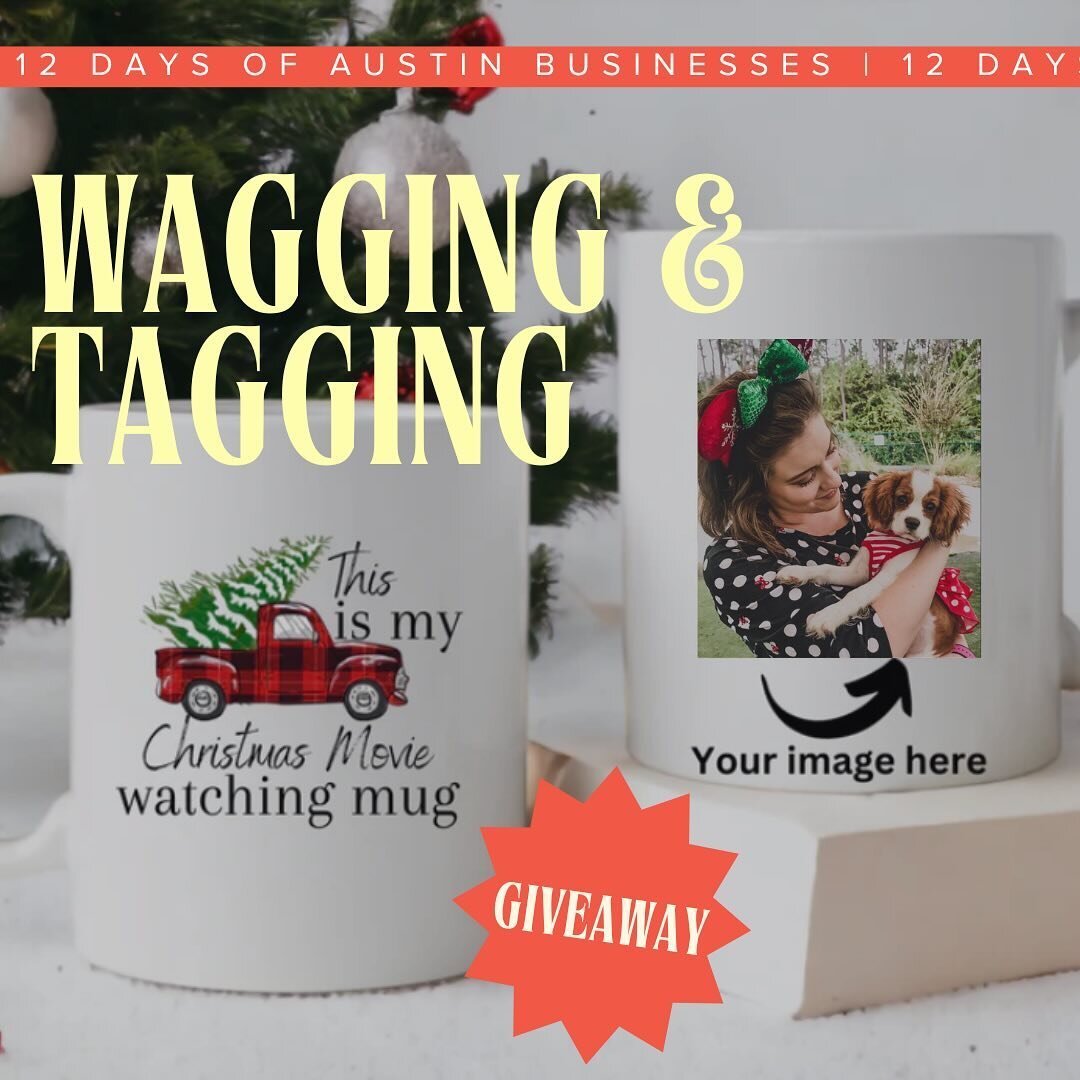 On the 12th Day of Austin Businesses Gilligan Group Real Estate Team gave to me, a GIVEAWAY for our dog-loving community! 🐾🎁

We are so excited to spotlight&nbsp;@waggingandtagging! They are a family owned and operated business and were inspired by