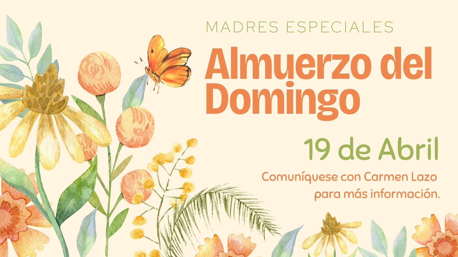 Madres Especiales - Almuerzo de Domingo