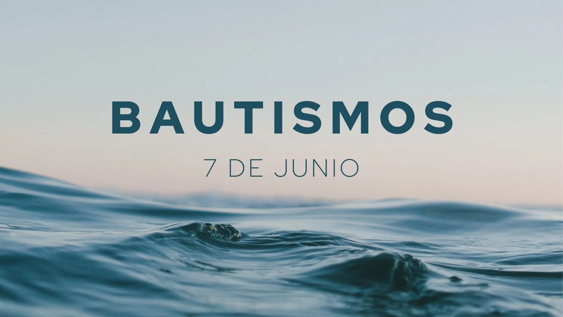 Bautismos / Baptisms 2026