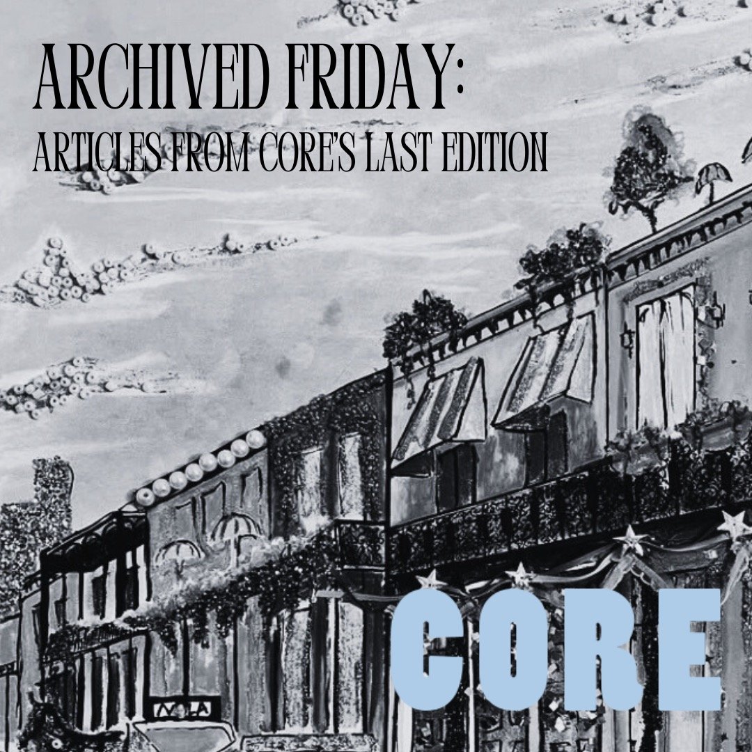 💌Love is in the air! Happy Archive Friday and Valentine's day
We&rsquo;re introducing an amazing article from CORE&rsquo;s last edition:

Love at the &ldquo;CORE&rdquo;- A series of letters on relationships of all kind 

Check out the full article a