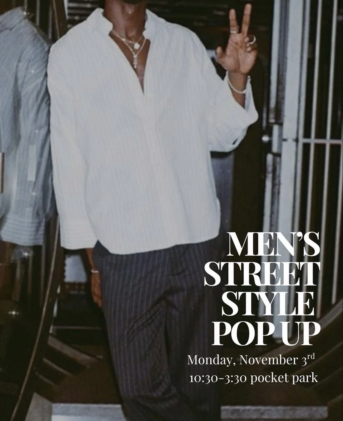 MEN'S STREET STYLE POP UP 