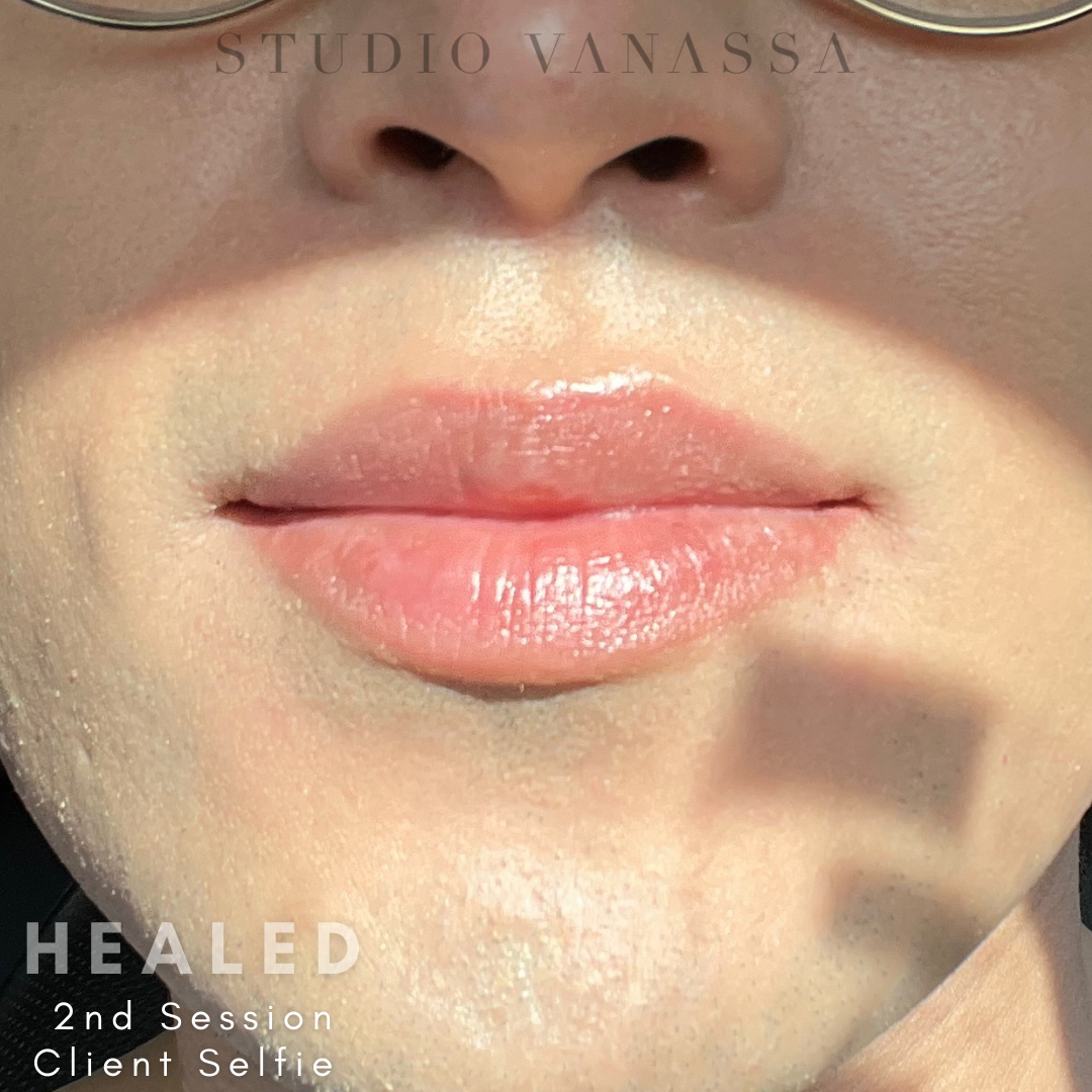 Best Male Lip Blush and Neutralization in Edmonton, Alberta at Studio Vanassa on Whyte Ave