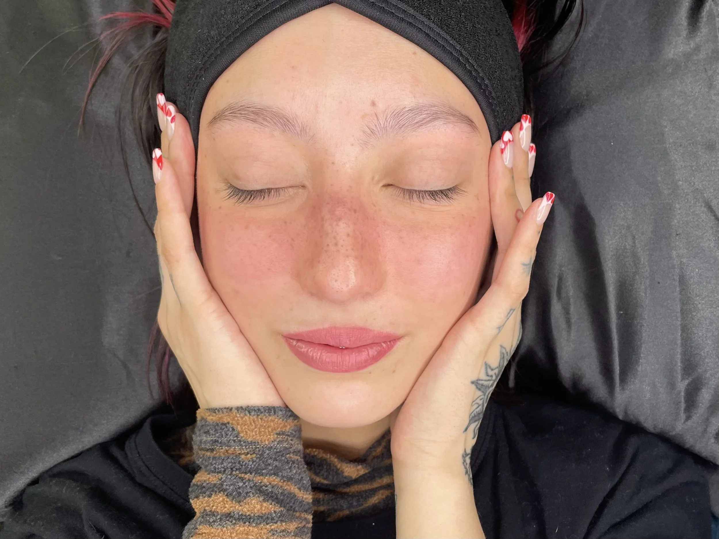 cheek blush tattoo results