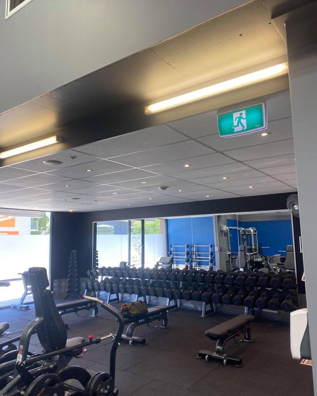 Before and After at Plus Fitness Gym 💡🤩 Upgraded lighting making a huge difference in this space! 
Enquire today.
0424346016
 #gym #gymlife #lightingupgrade #energyefficient  #energyefficientlighting #energyefficientlighting