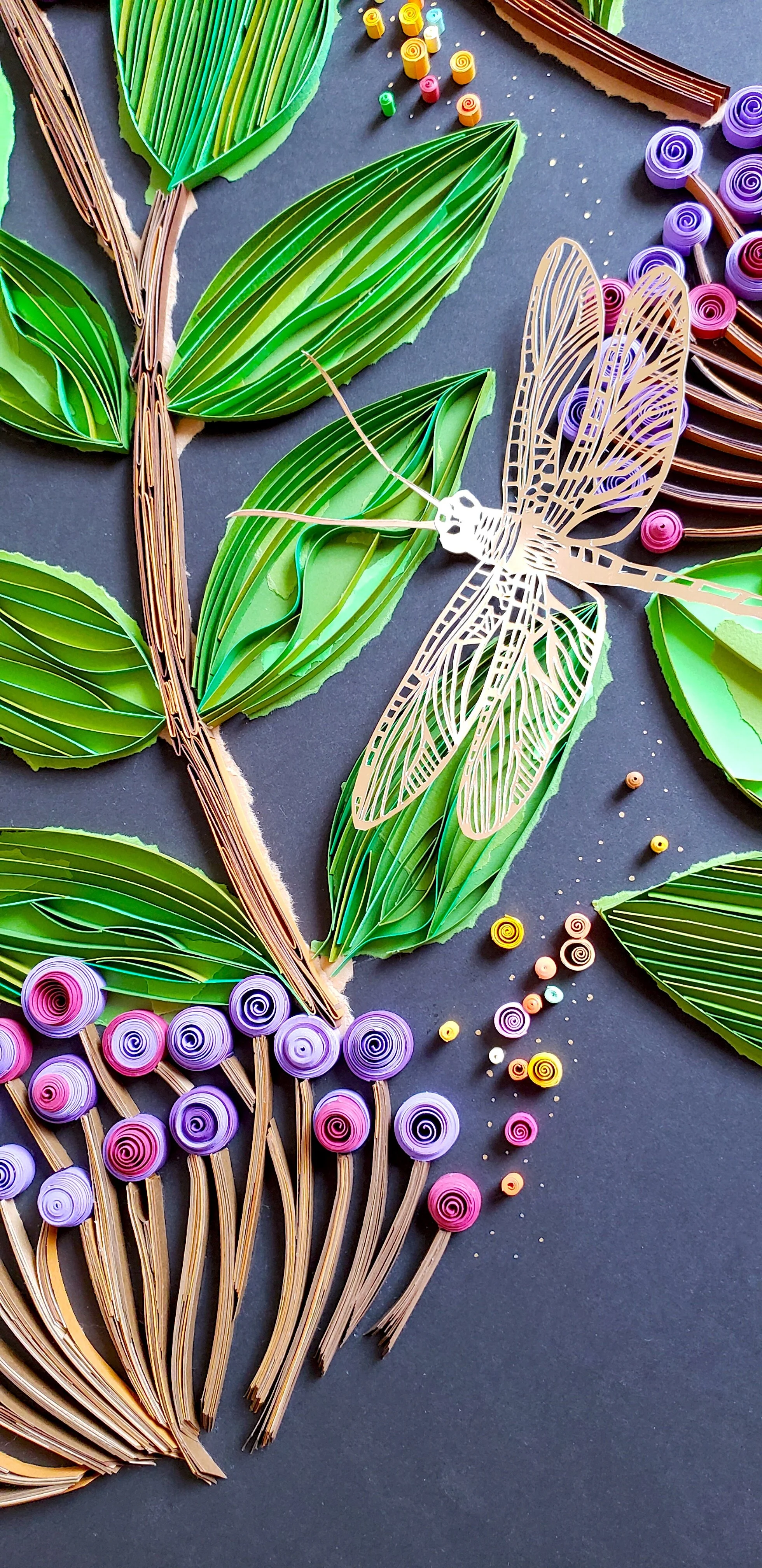 Zahra Ammar Paper Quilling Bloom Flowers - Kaiser Permanente 3.jpg