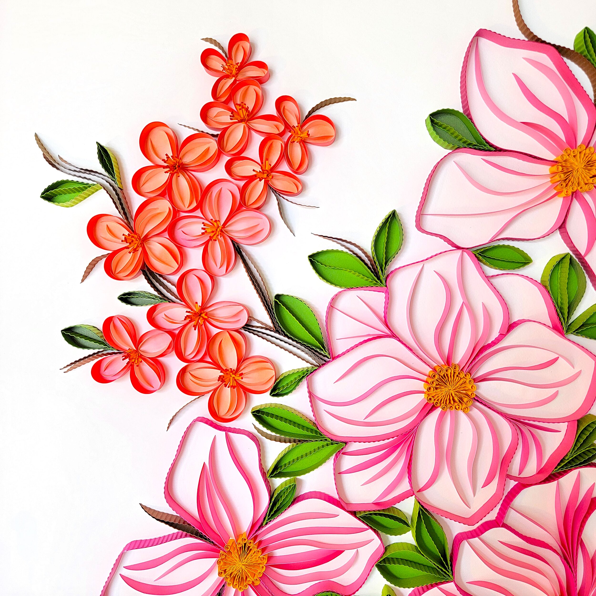 Zahra Ammar Paper Quilling Ballet of Possibilities Camellia Cherry Blossom Flowers 5.jpg