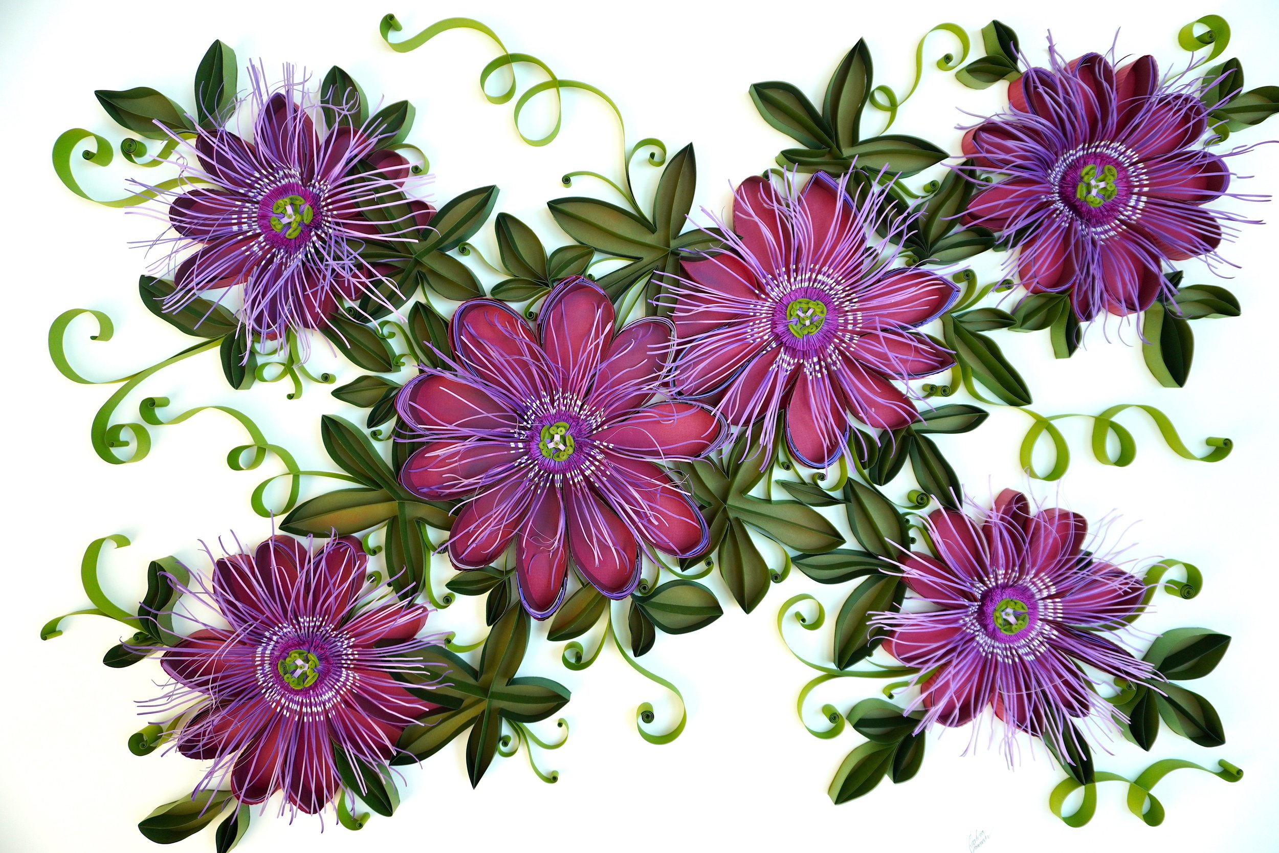 Zahra Ammar Paper Quilling Art Kaiser Permanente San Marcos Bloom 31 .JPG