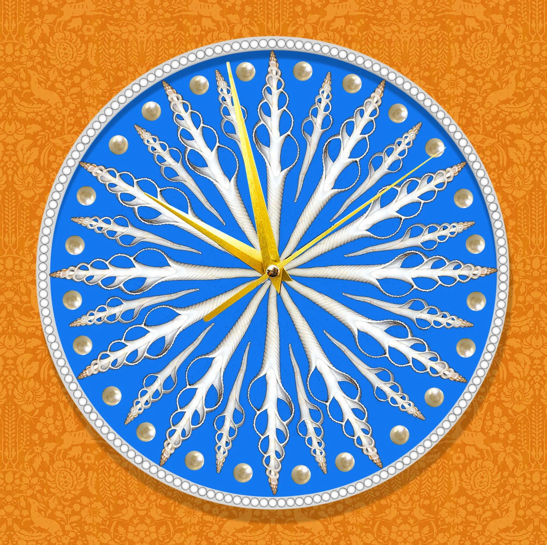 Sliced Spiral Sea Shell WALL CLOCK.jpg