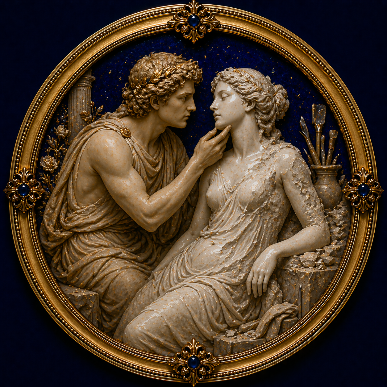 PYGMALION AND GALATEA
THE SCULPTOR’S AWAKENING
