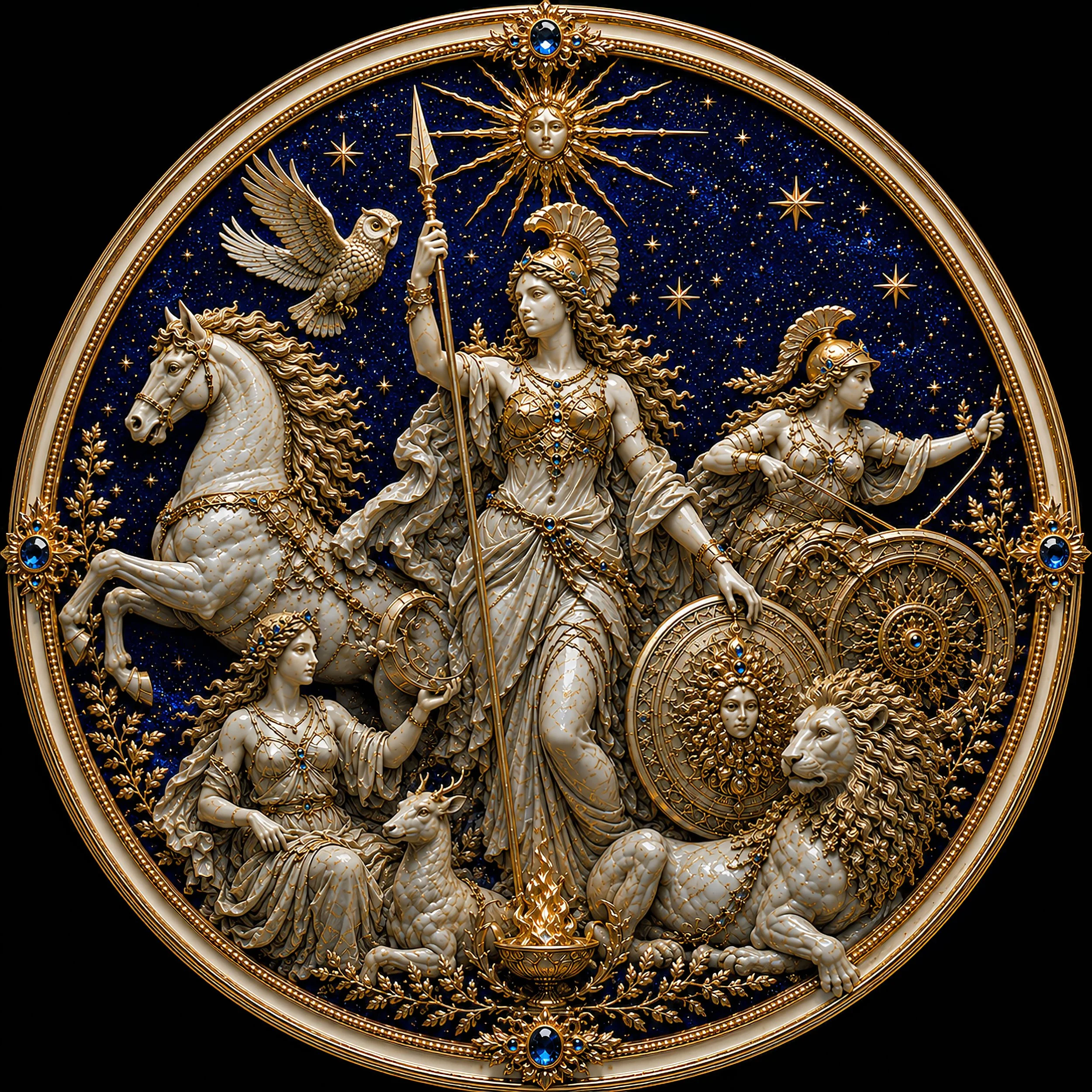 ATHENA VICTRIX
GUARDIAN OF THE GOLDEN AGE
