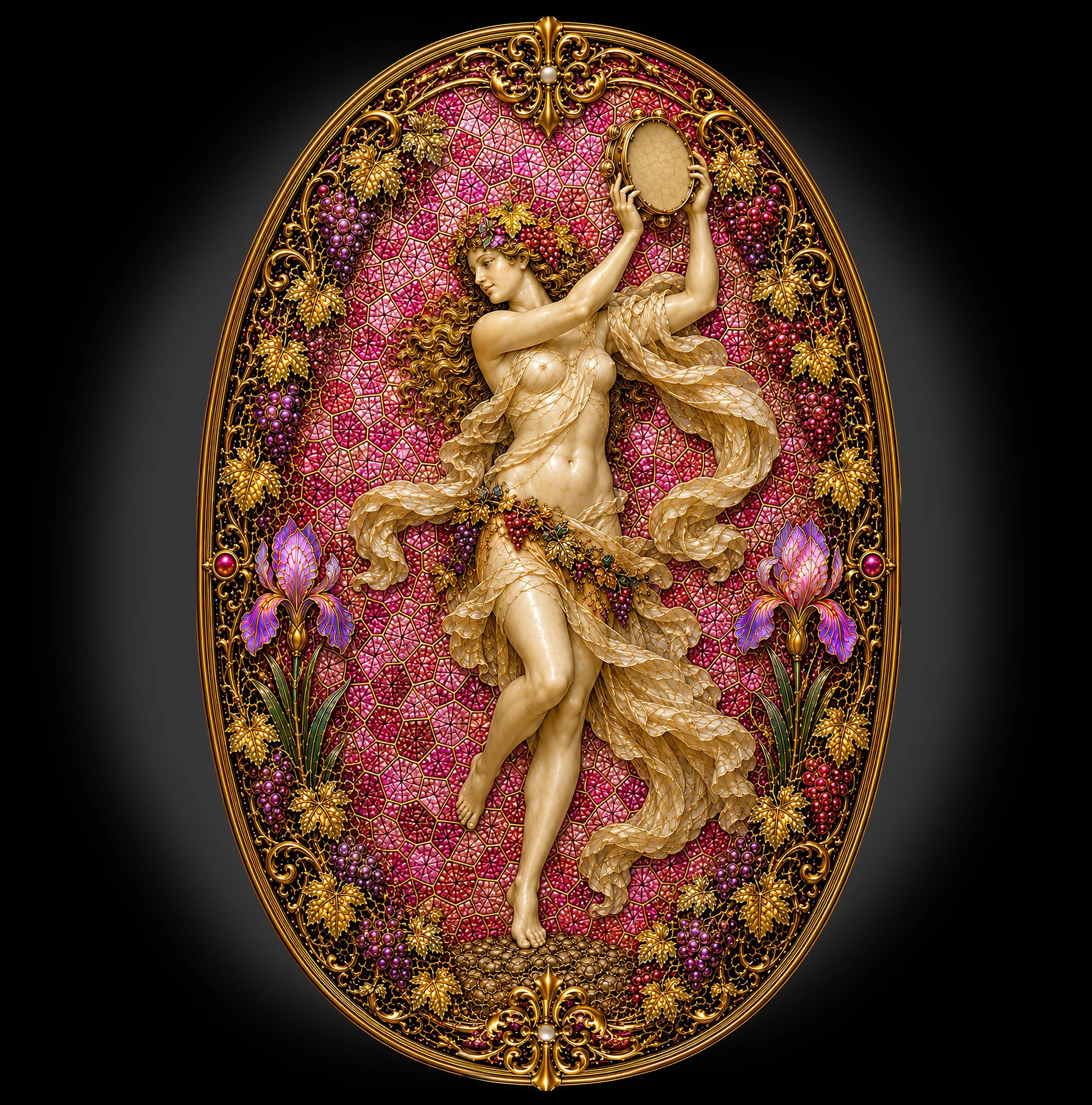 BACCHANTE — DANCE OF ECSTASY 
MUSIC, PASSION AND SACRED ABANDON
(Sconce)