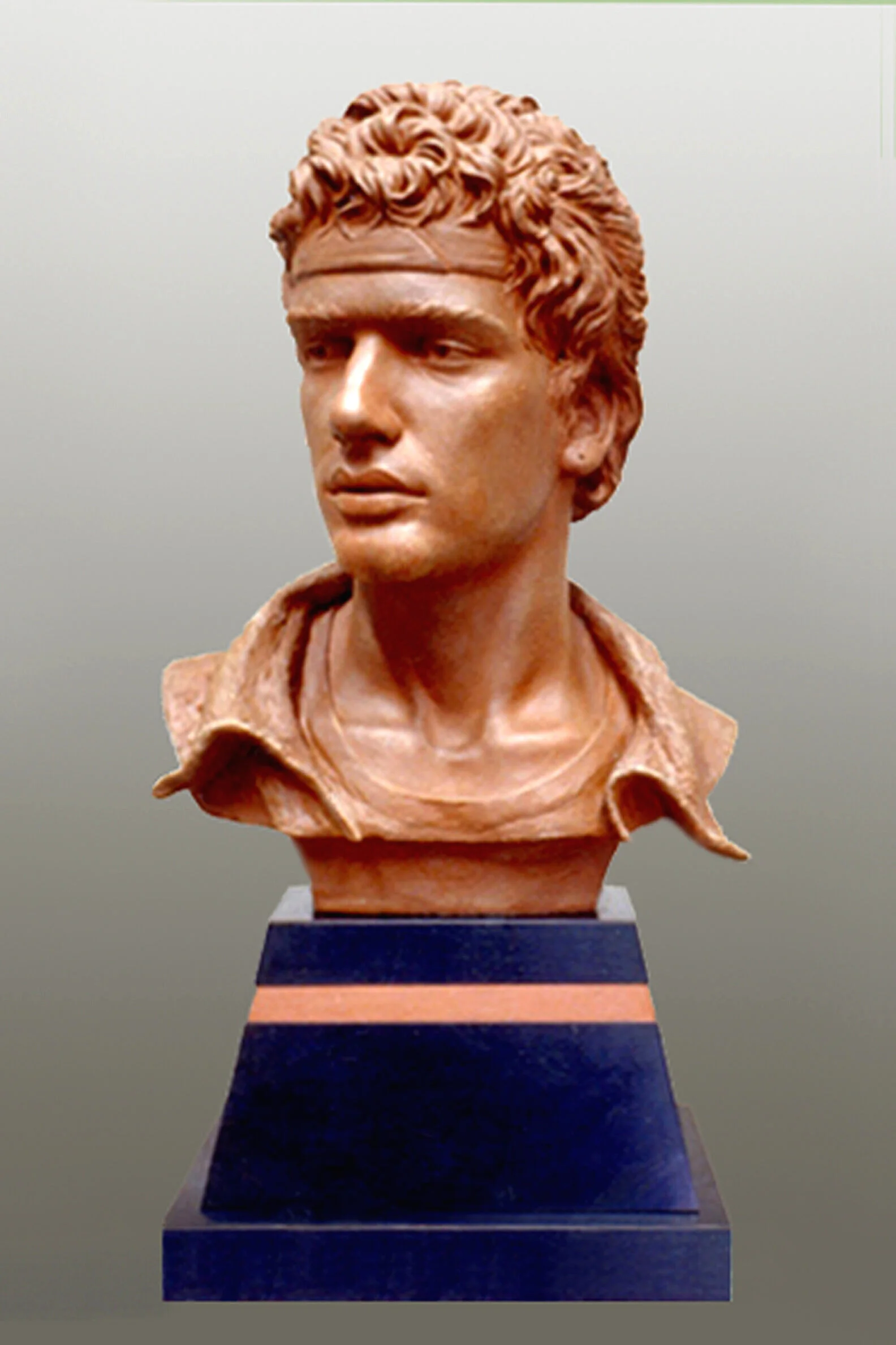 GEORGE MORGAN  
12" High ~ Original Terracotta ~ Commissioned Bust