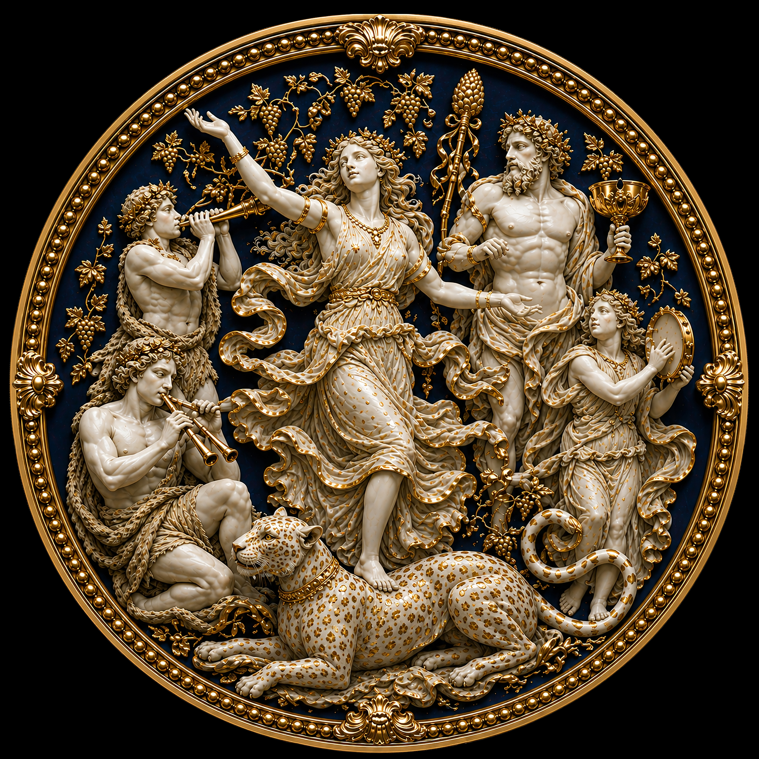 THE BACCHIC PROCESSION
THE ECSTASY OF DIVINE REVELRY