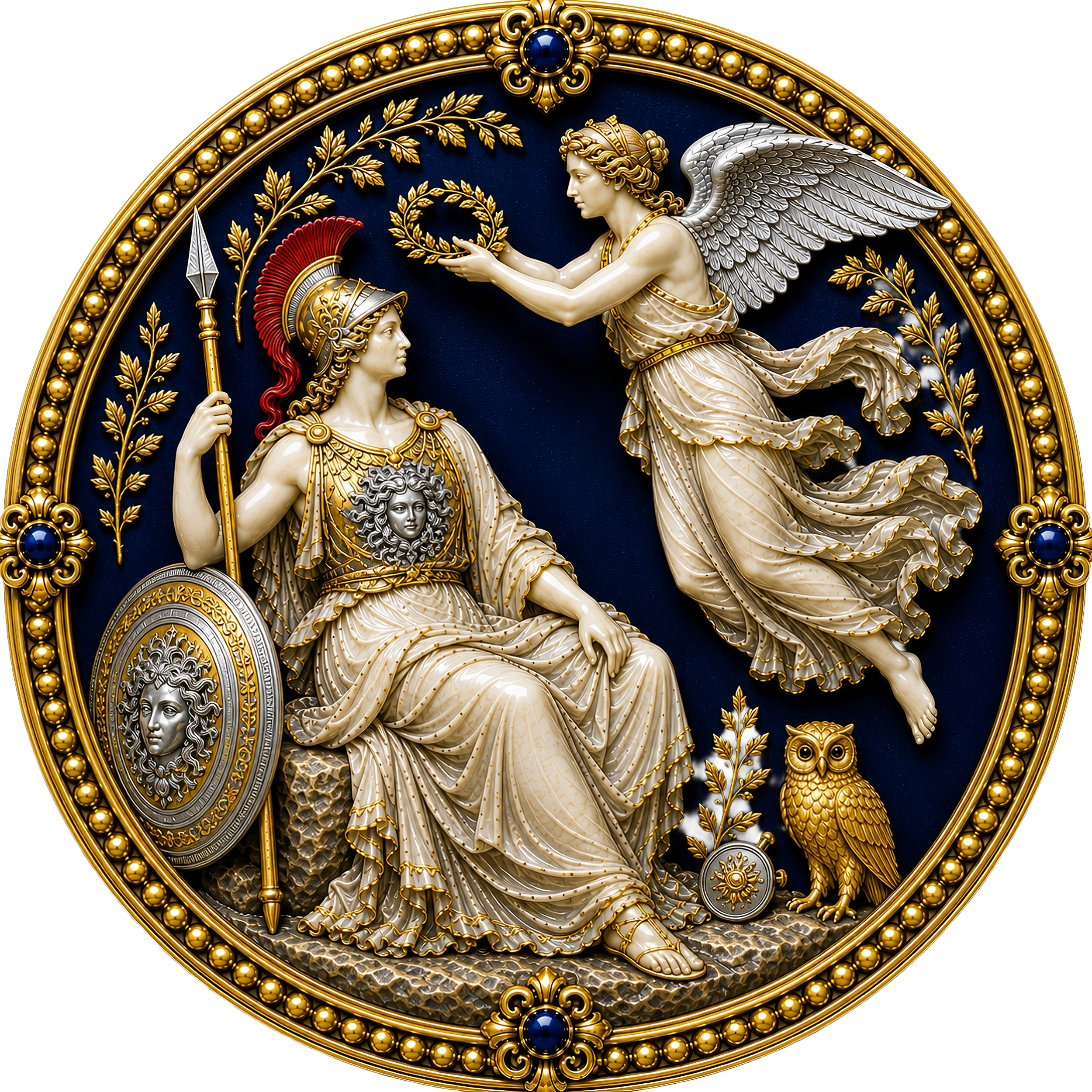 !!!ATHENA & NIKE ~ BESTOWAL OF VICTORY.png