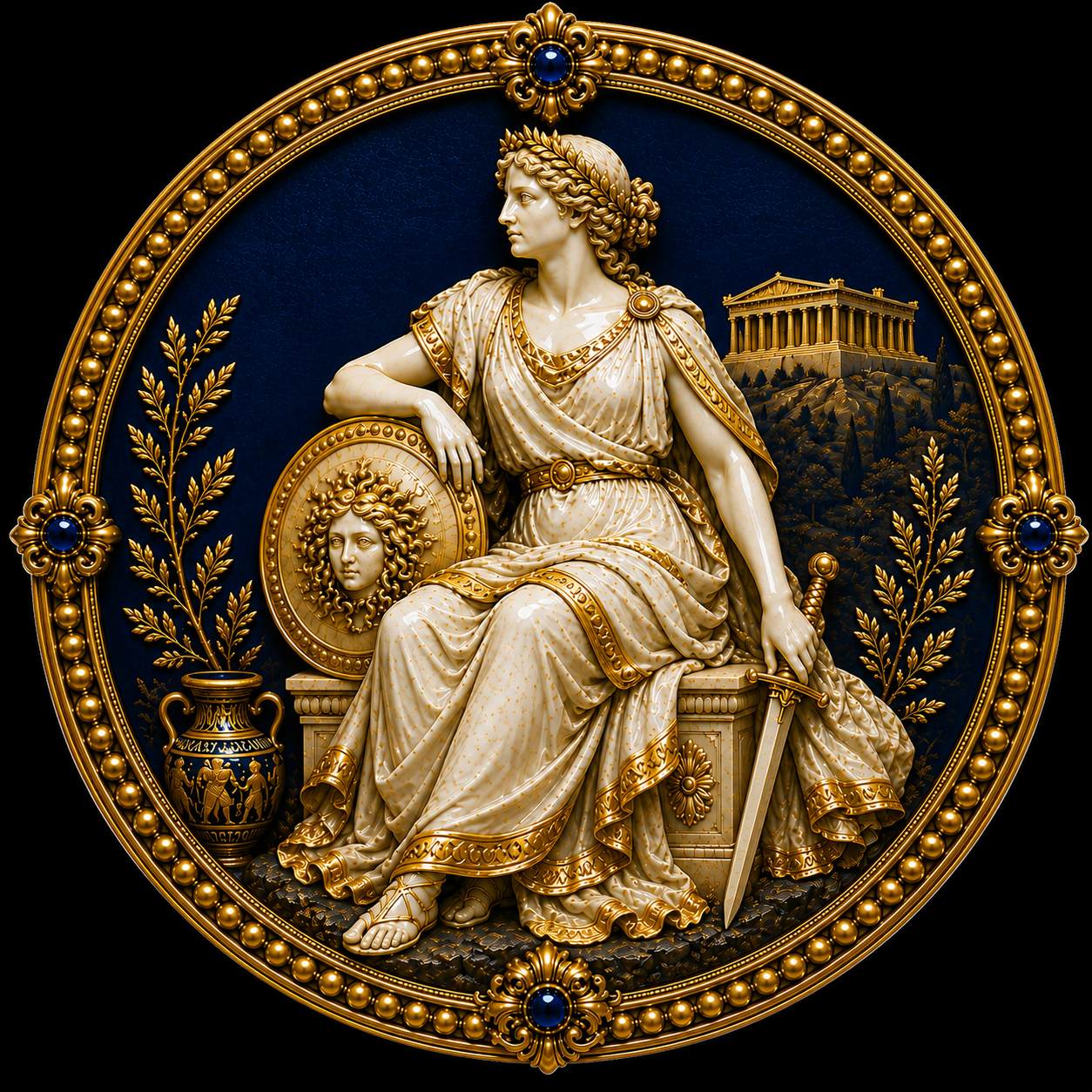 ATHENA OF THE AEGIS
GUARDIAN OF WISDOM