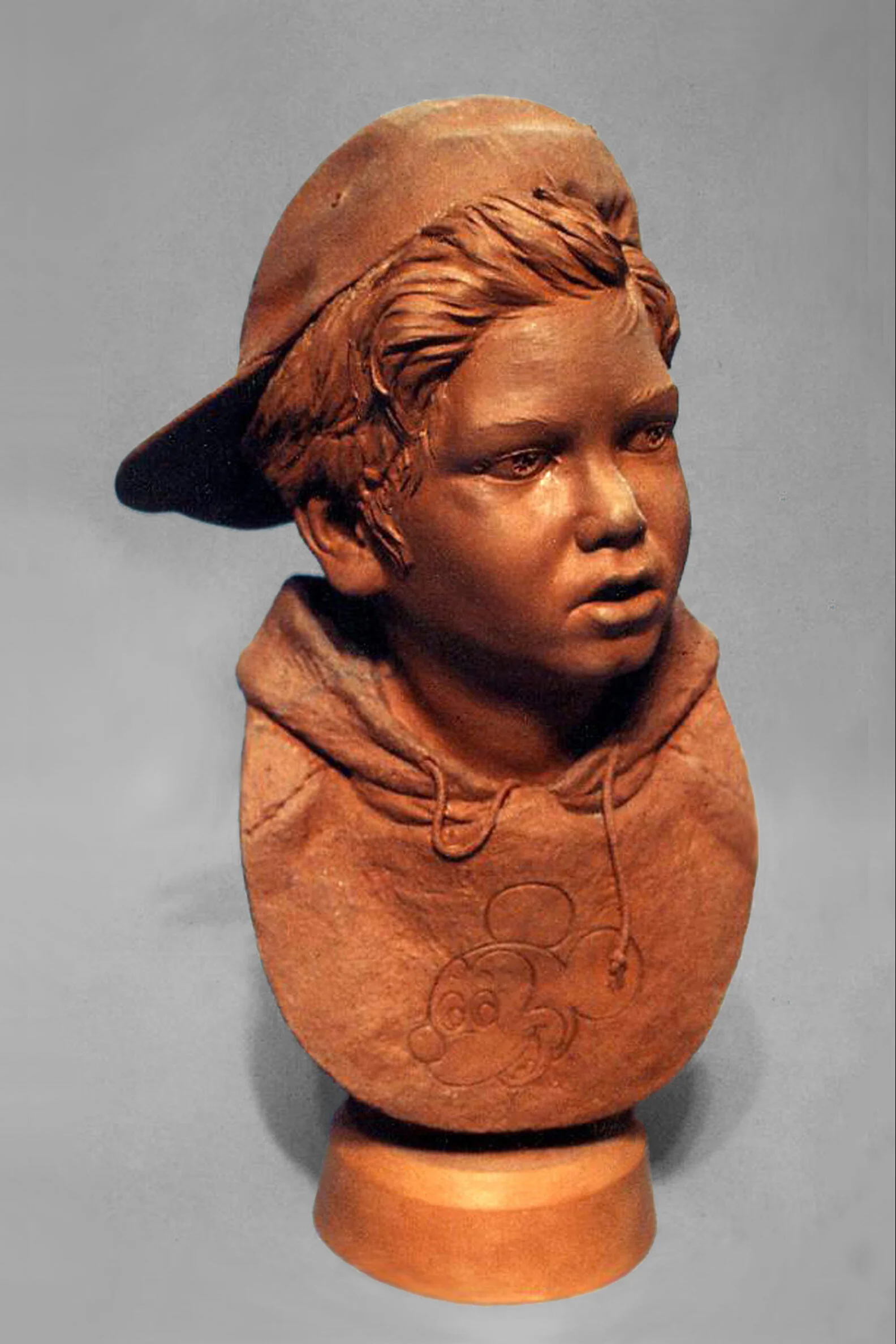 TA TE QUIETO  
"Keep Quiet" 
 10" Original Fired Terracotta