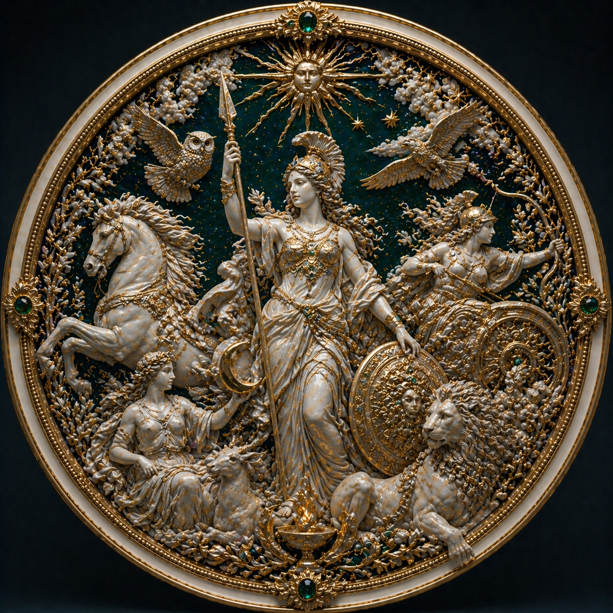 ATHENA VICTRIX
GUARDIAN OF THE GOLDEN AGE