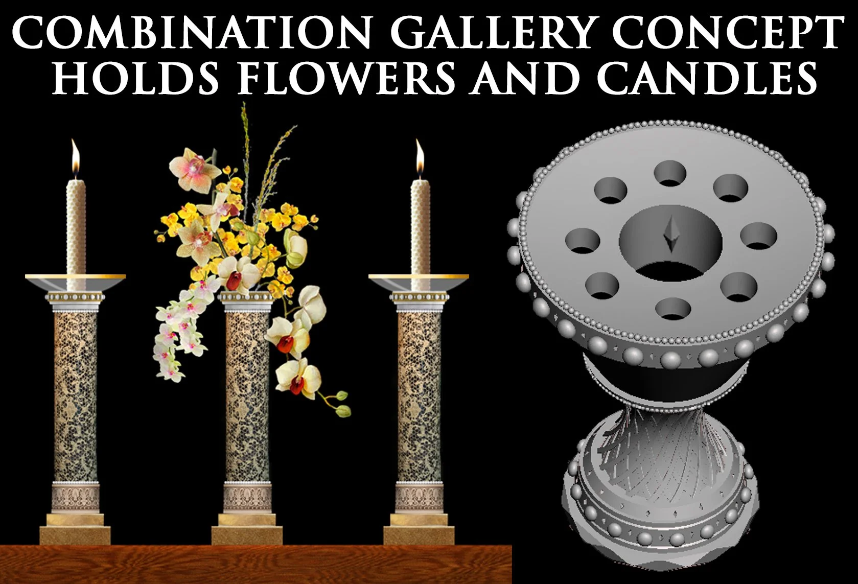 Combo Gallery Holds Candles and Flowers.jpg
