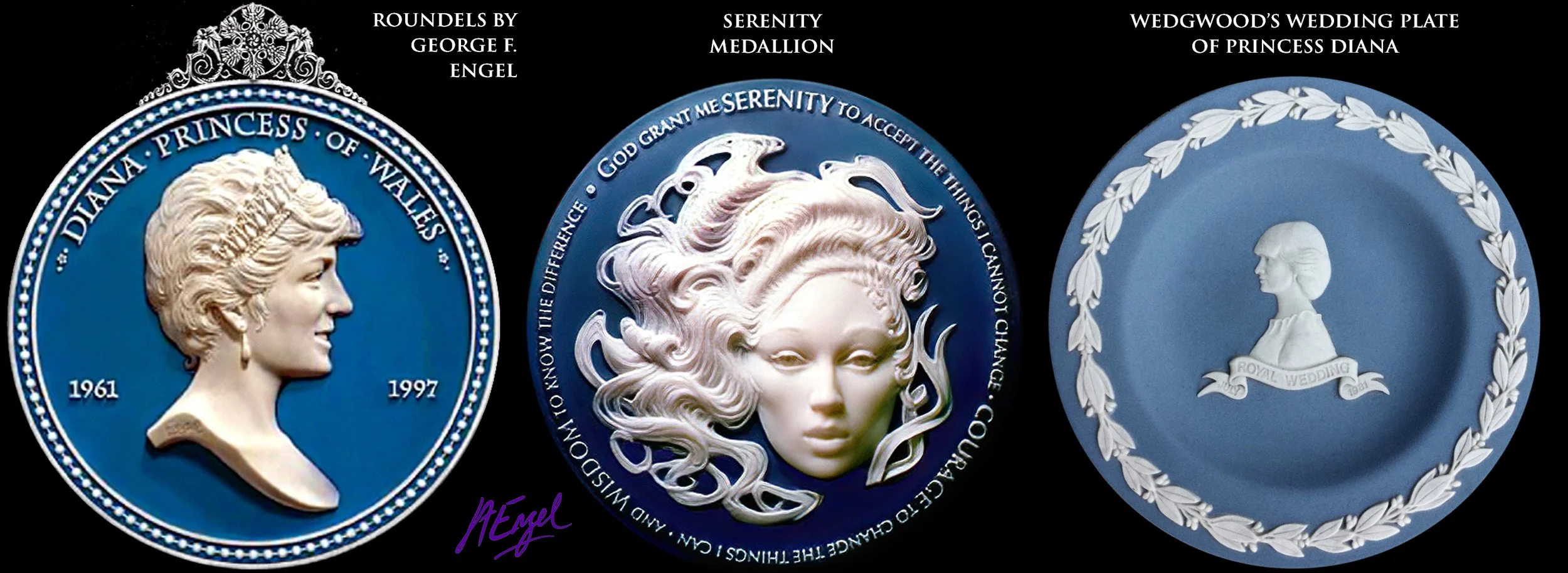 Jasperware Wedgwood's Diana and MINE w- SERENITY.jpg