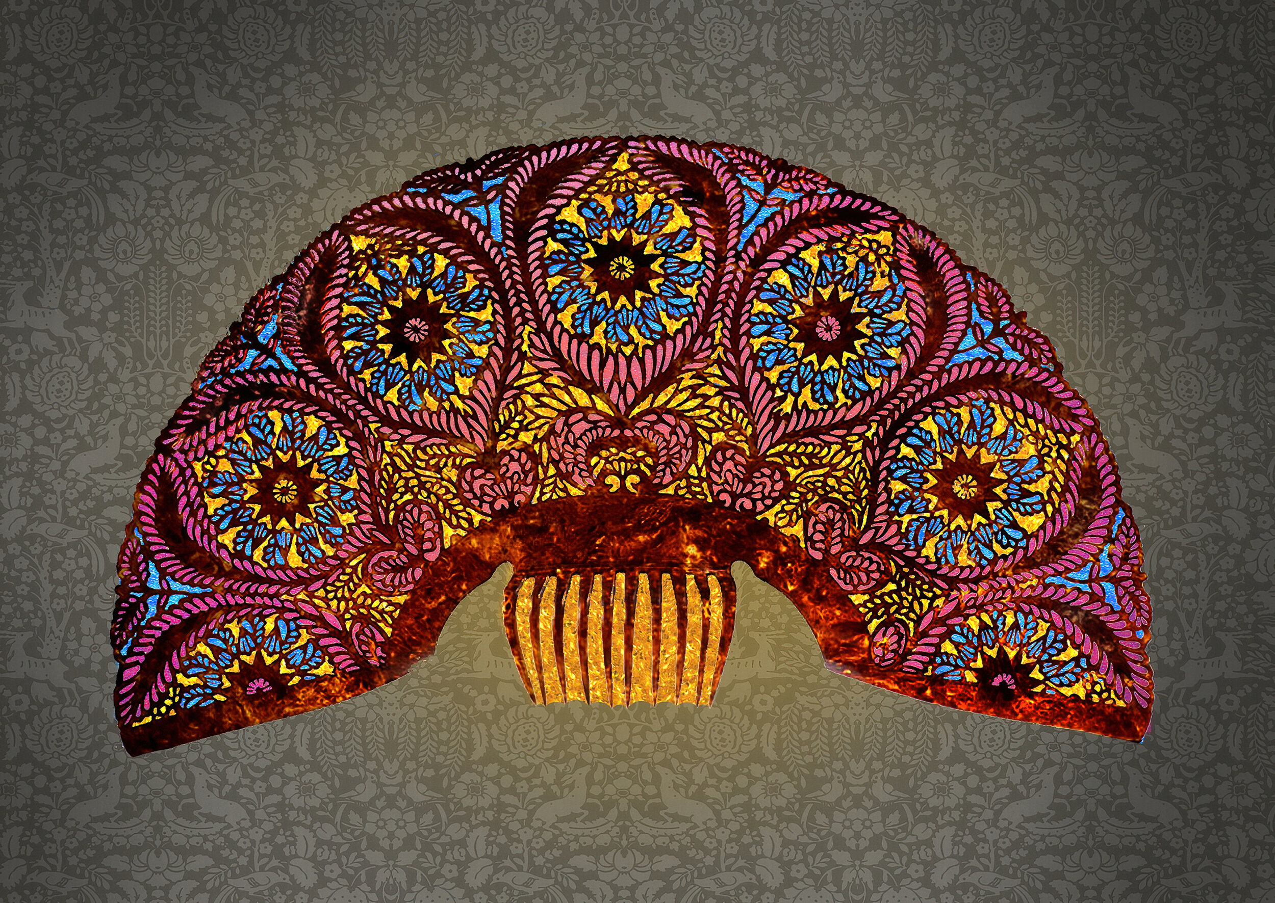   ORIENTAL FAN SCONCE  
For Porcelain Plique-À-Jour™