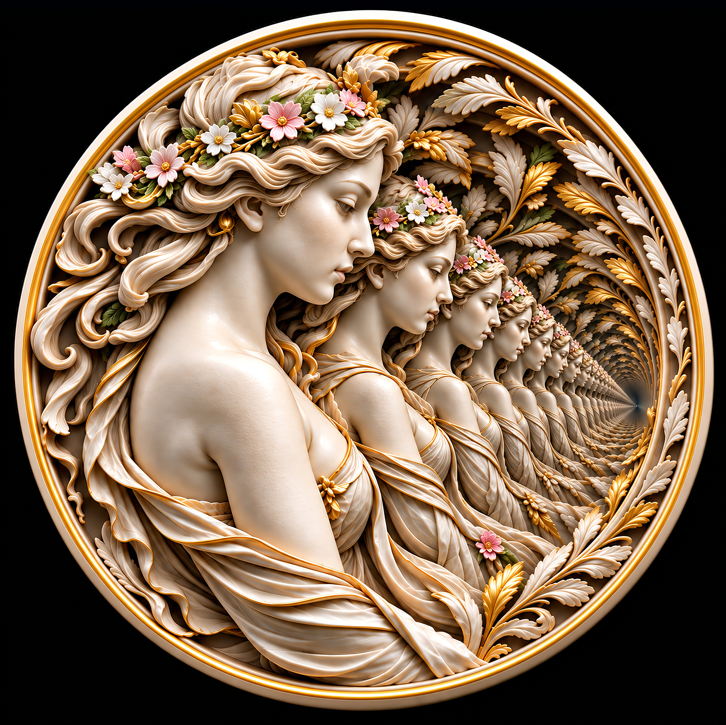 AD INFINITUM
For Fire-Gilding And Colored Porcelain