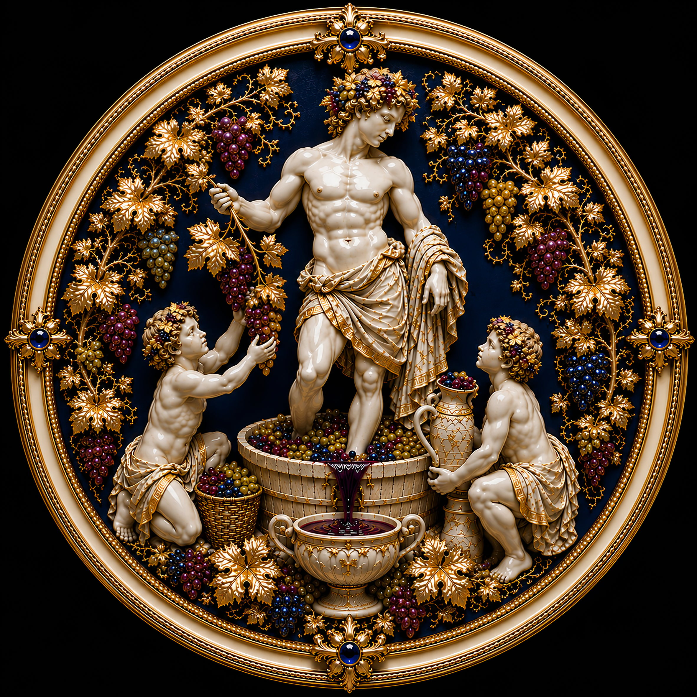 DIONYSUS
THE PRESSING OF THE SACRED VINTAGE