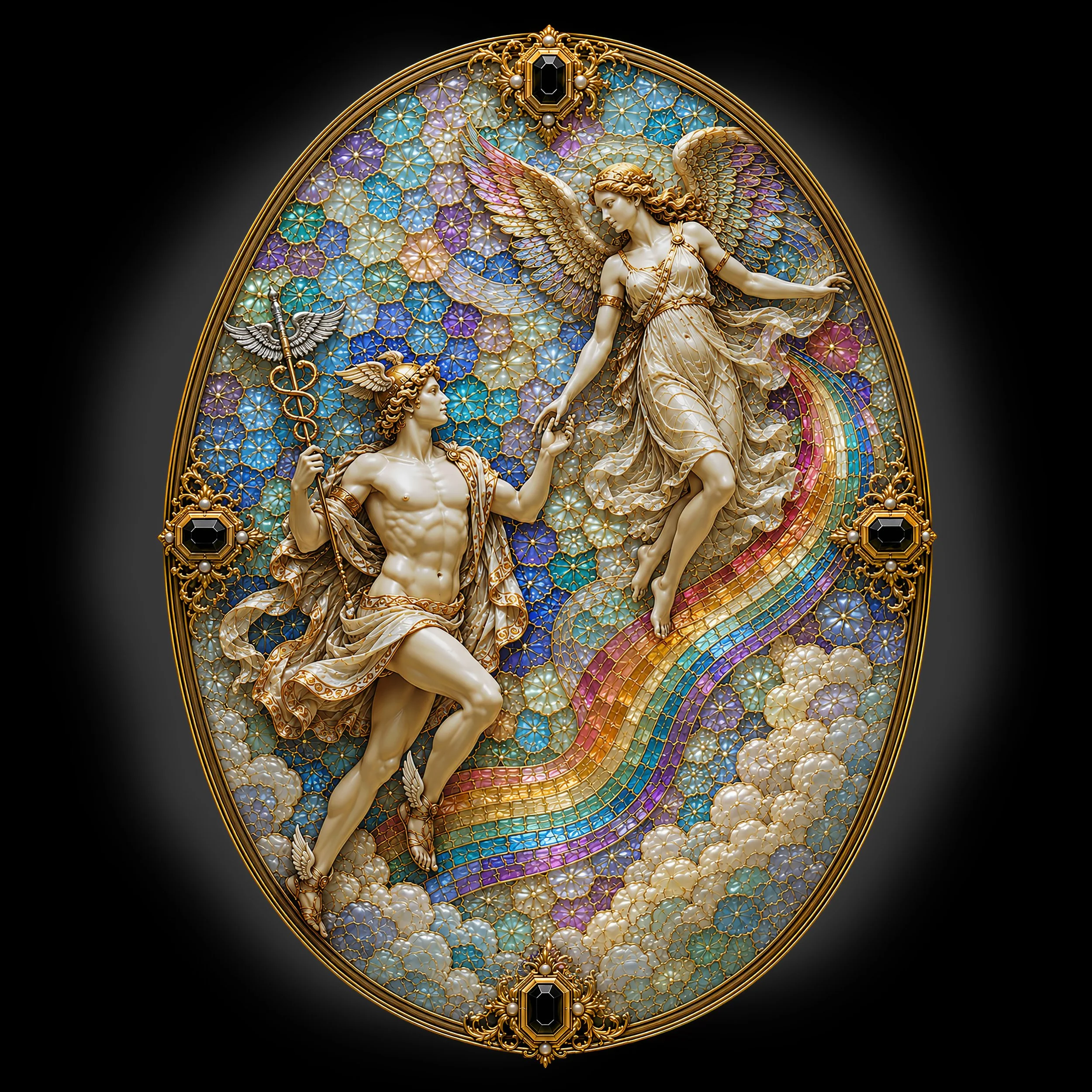 AURORA LEADS MERCURY UP TO THE HEAVENS
(Sconce)