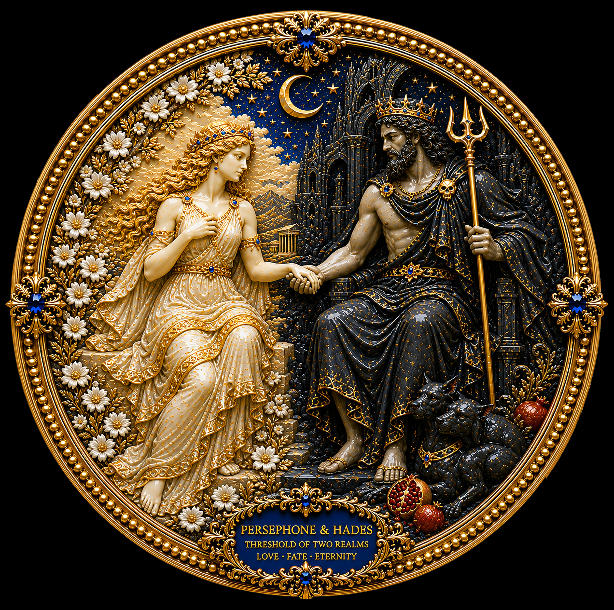PERSEPHONE AND HADES
THE THRONE OF TWO REALMS

