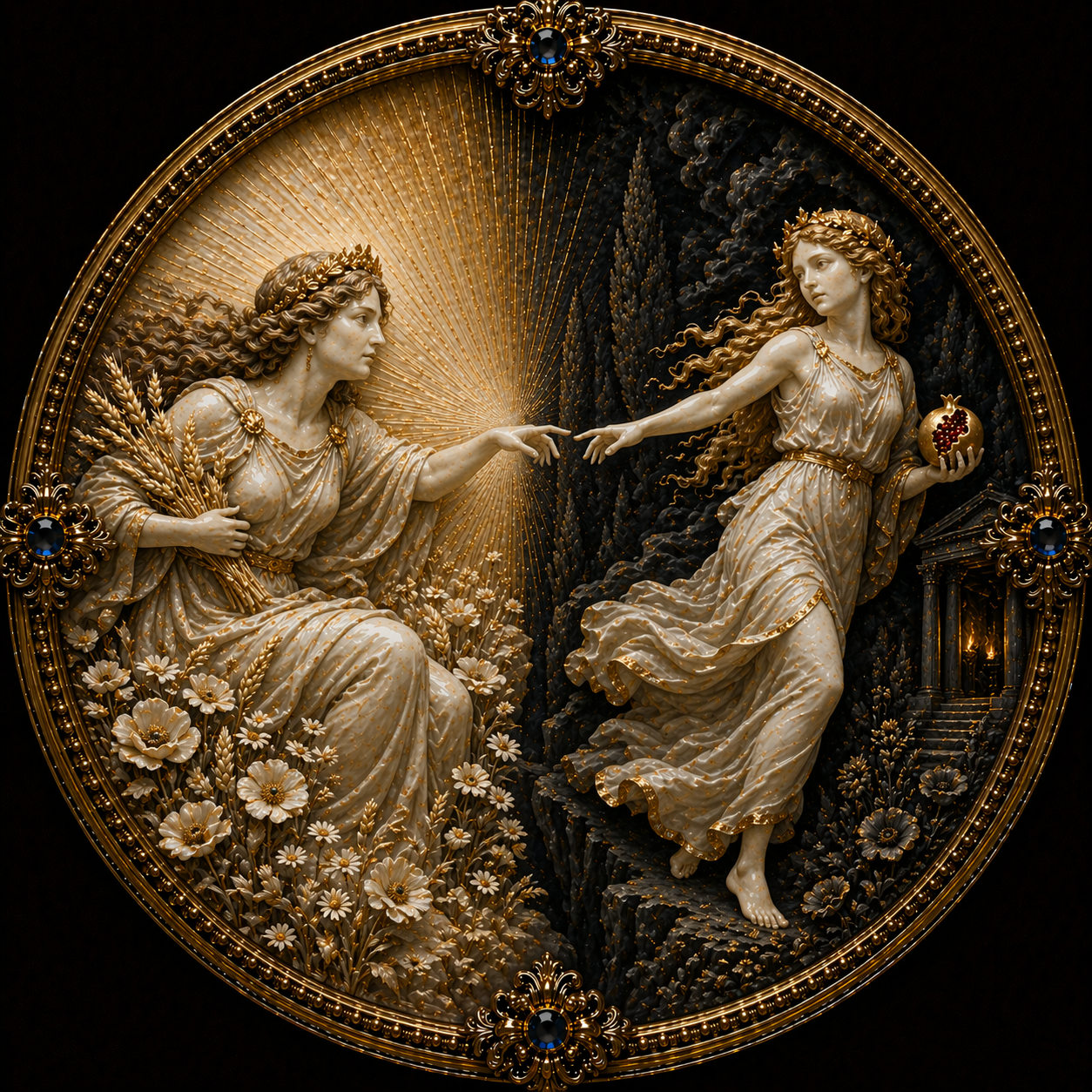 DEMETER AND PERSEPHONE
THE PARTING OF THE SEASONS