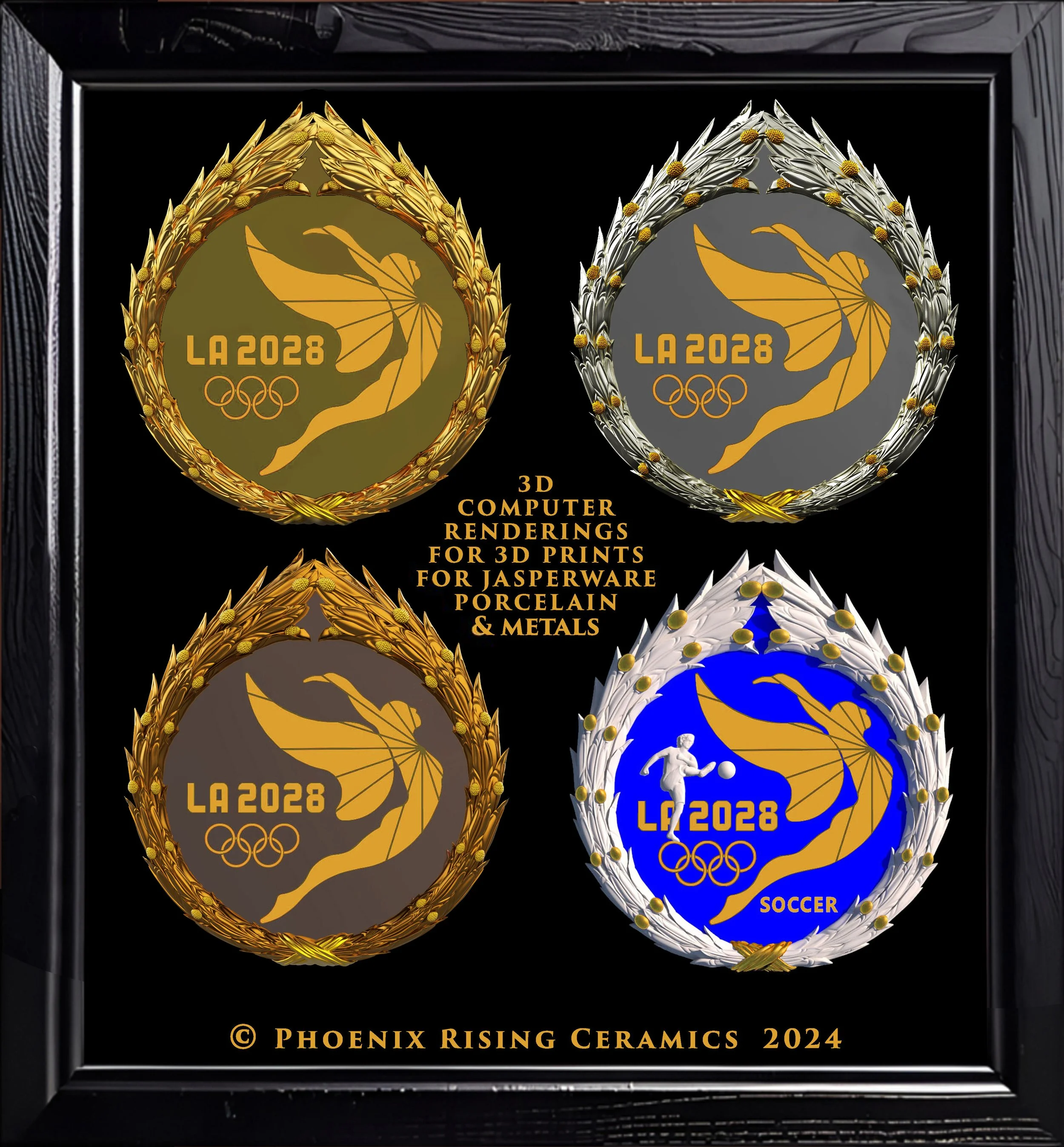 Alternate LA28 OLYMPICS Award Medal Design
