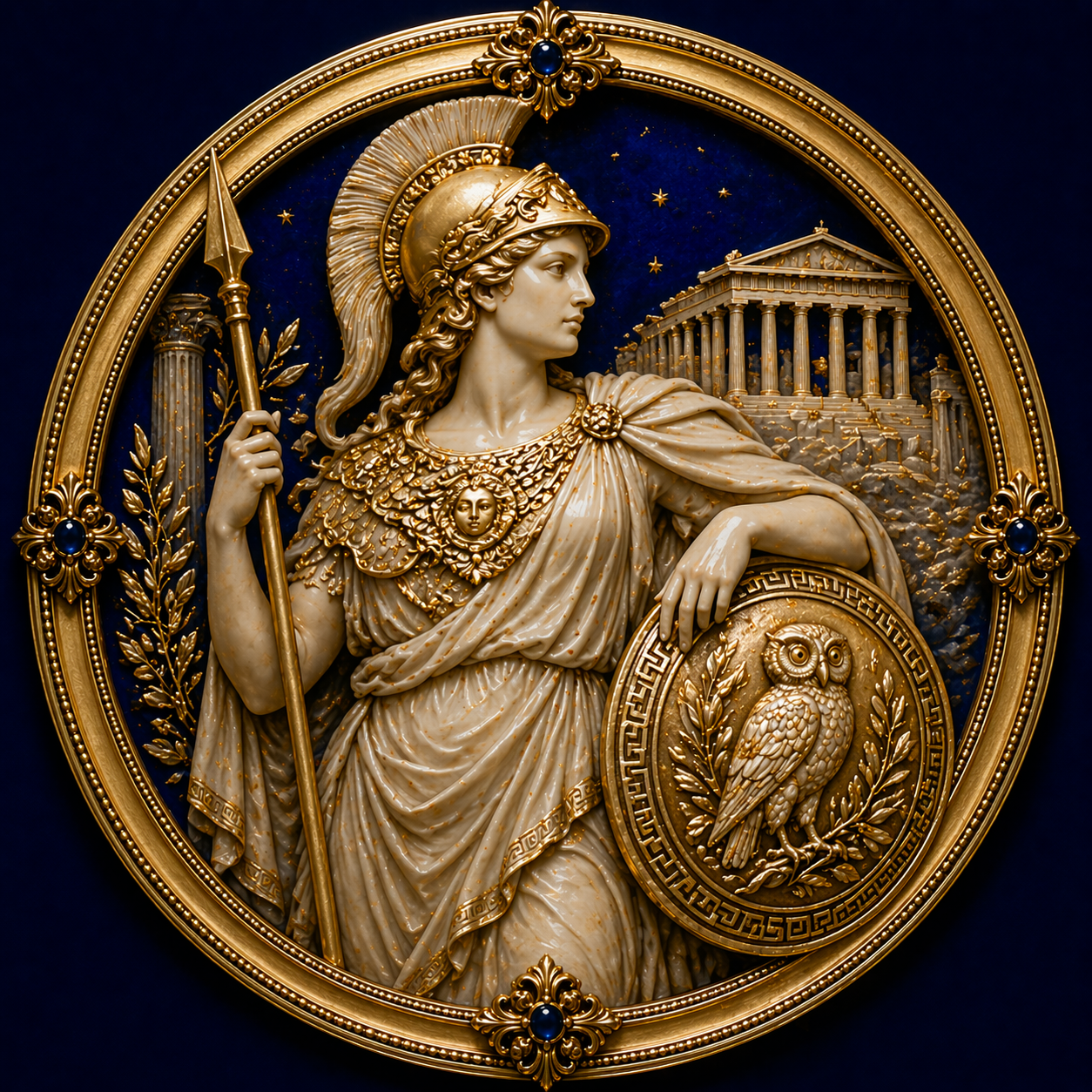 ATHENA PARTHENOS
THE WISDOM OF OLYMPUS
