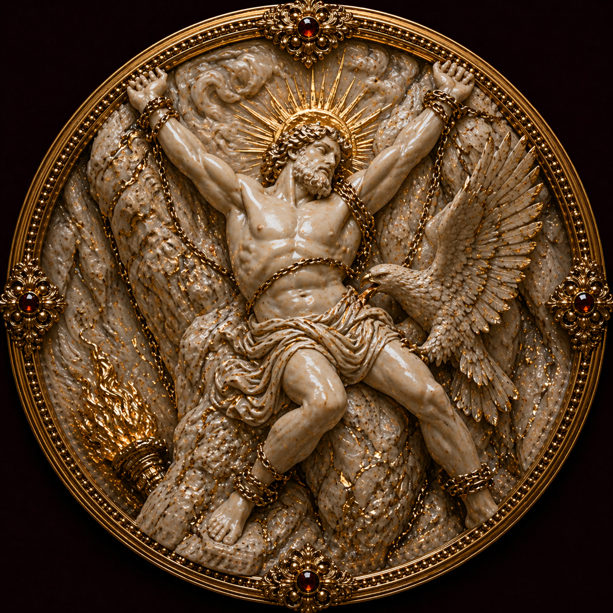 PROMETHEUS BOUND
THE TORMENT OF DIVINE FIRE