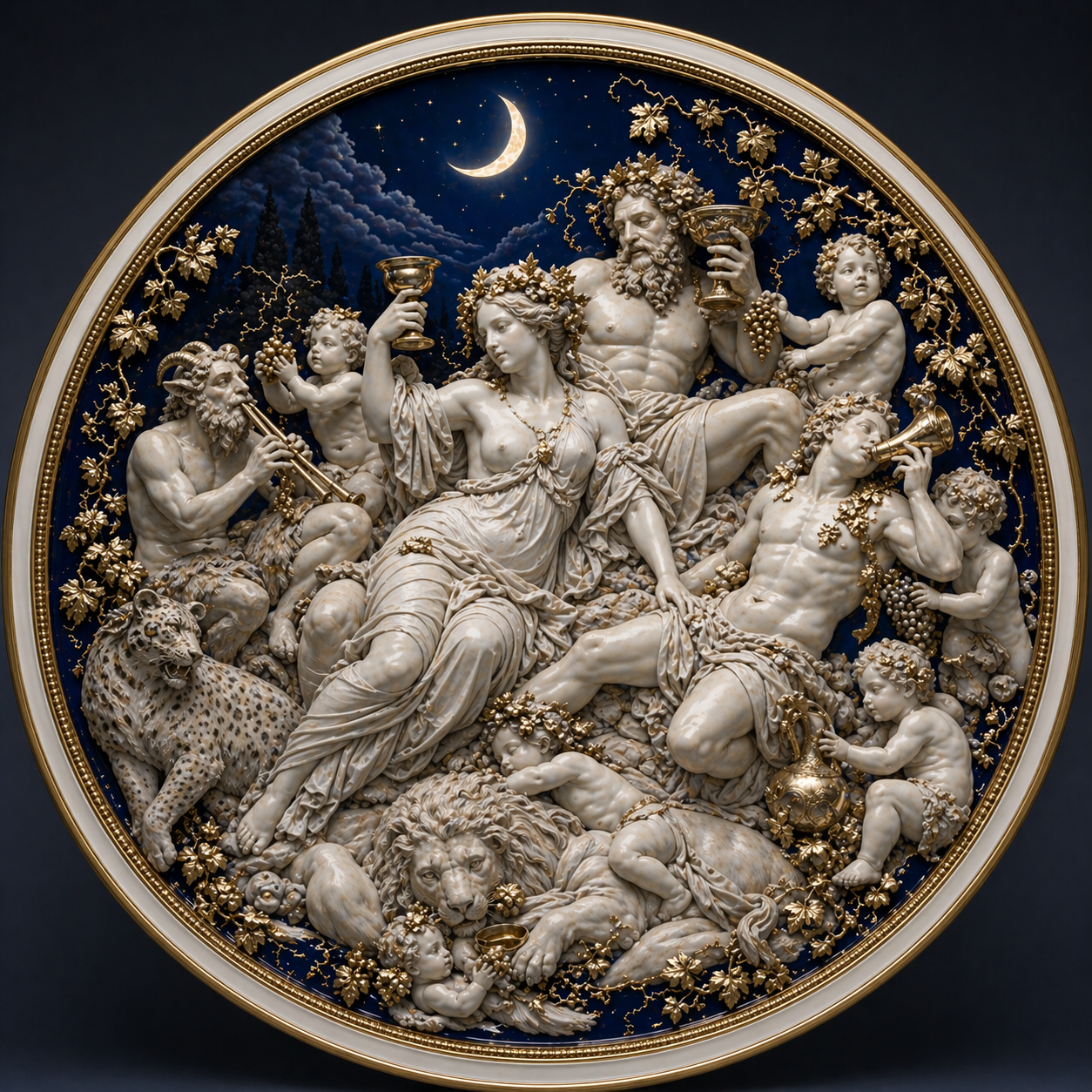 THE BACCHIC COURT
INTOXICATION OF THE GODS