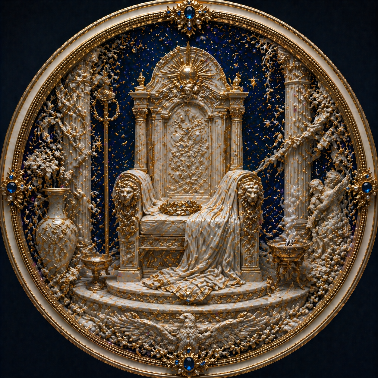 THE THRONE OF ZEUS
AWAITING THE THUNDERER’S RETURN