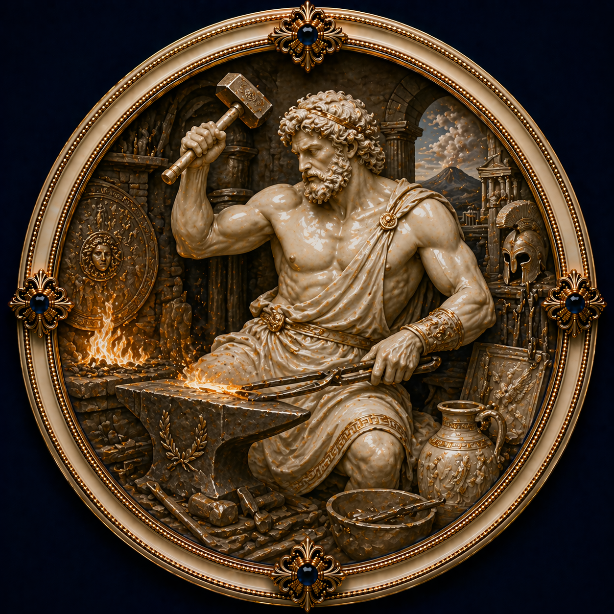 HEPHAESTUS
FORGER OF DIVINE FIRE