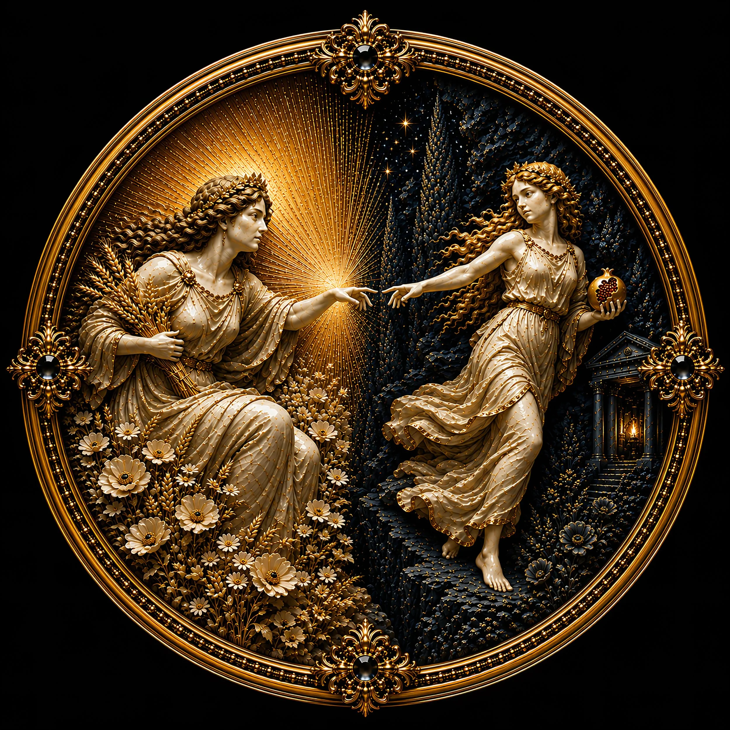 DEMETER AND PERSEPHONE
THE PARTING OF THE SEASONS