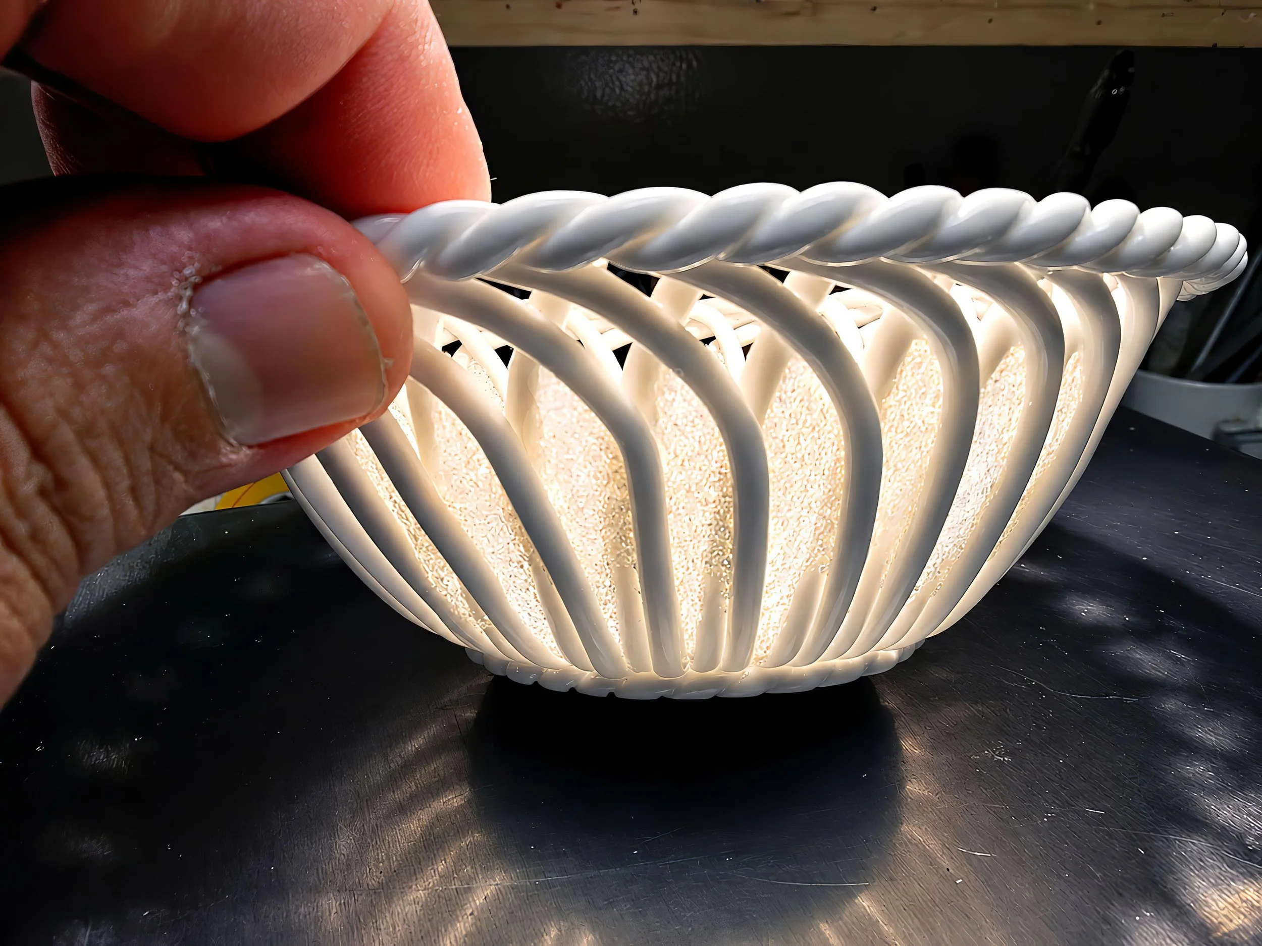 Porcelain Plique-À-Jour™ Technology Test Model