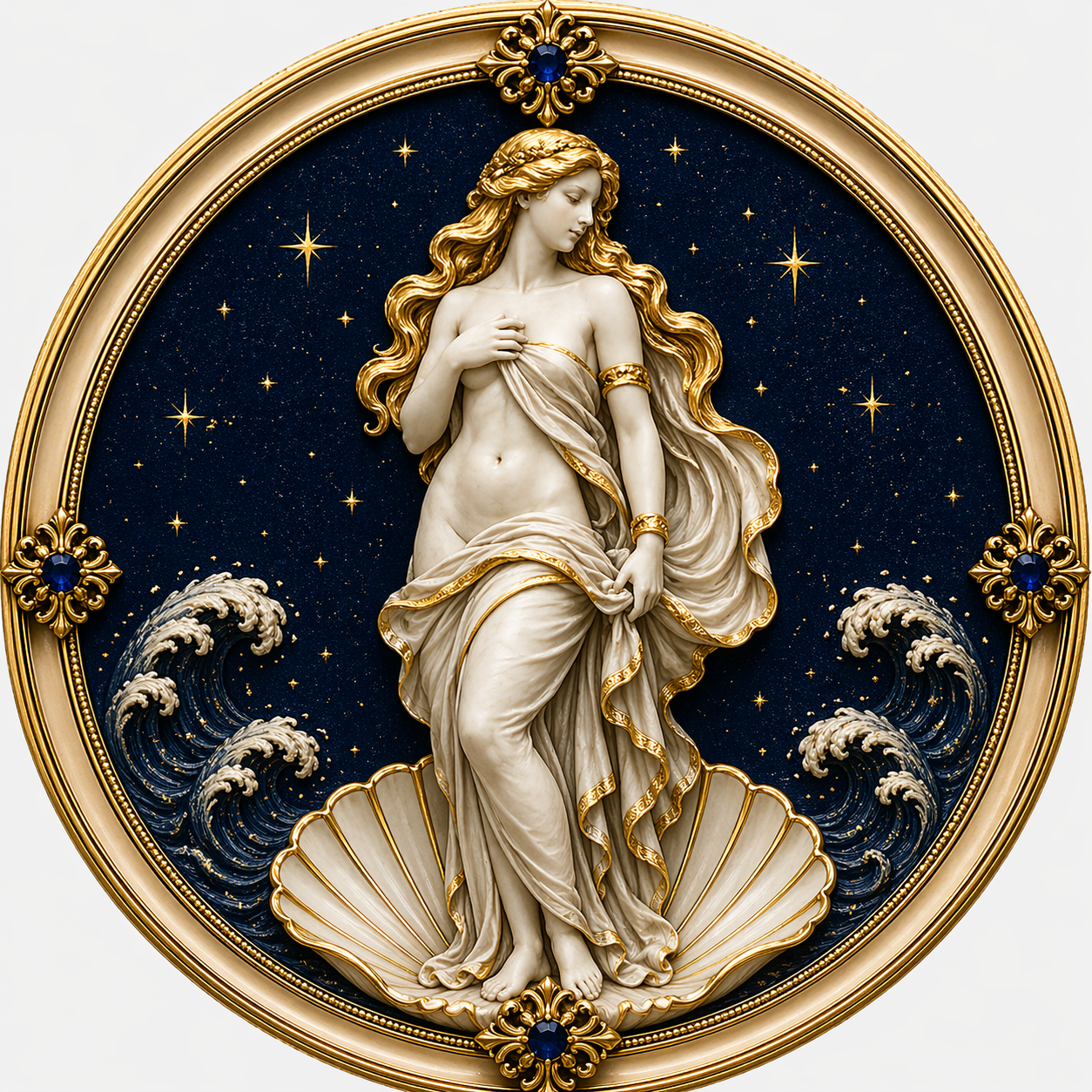 APHRODITE
BORN OF FOAM AND DESIRE