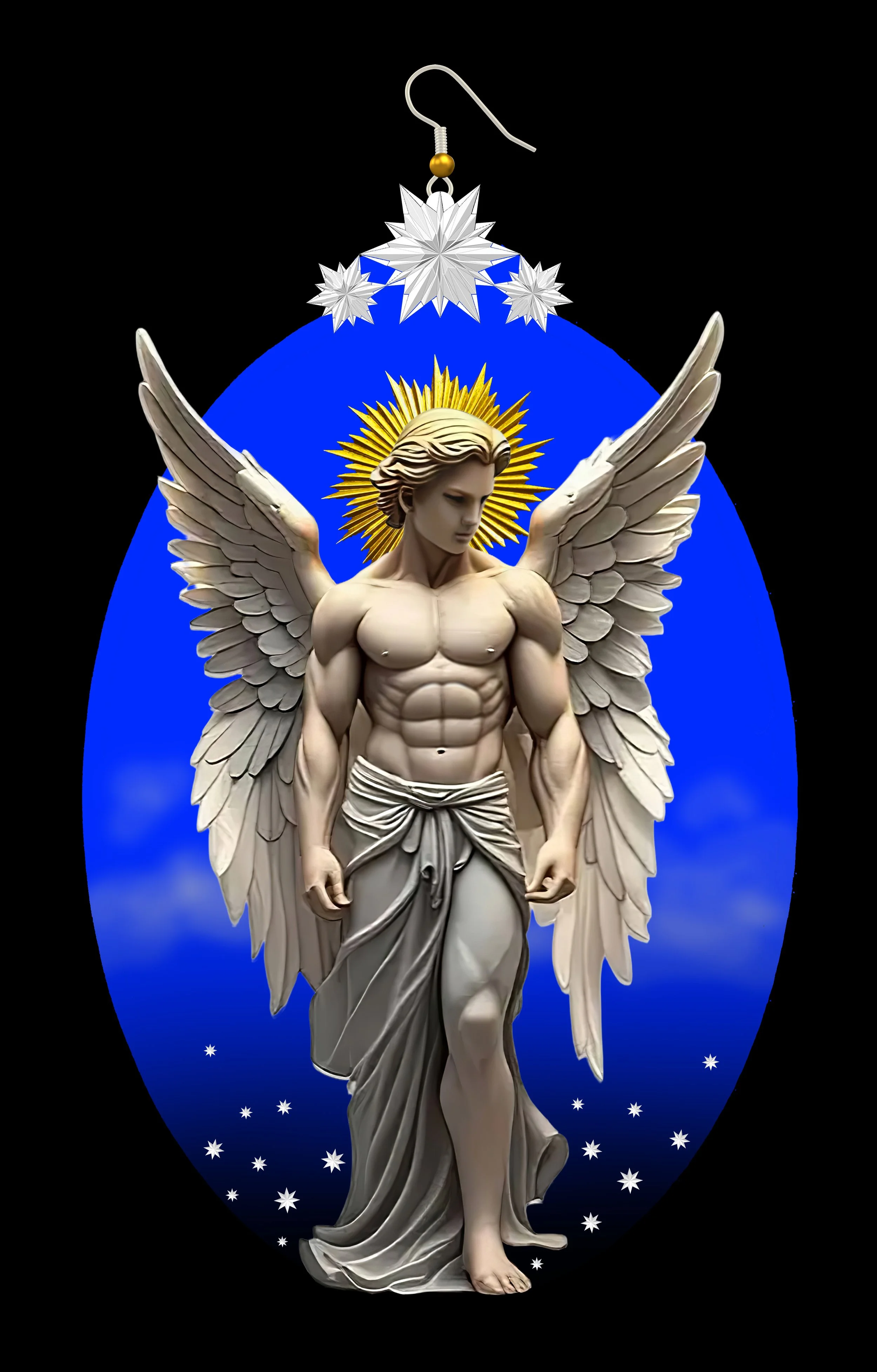 OVAL FRAME   St. MICHAEL THE ARCHANGEL.JPG