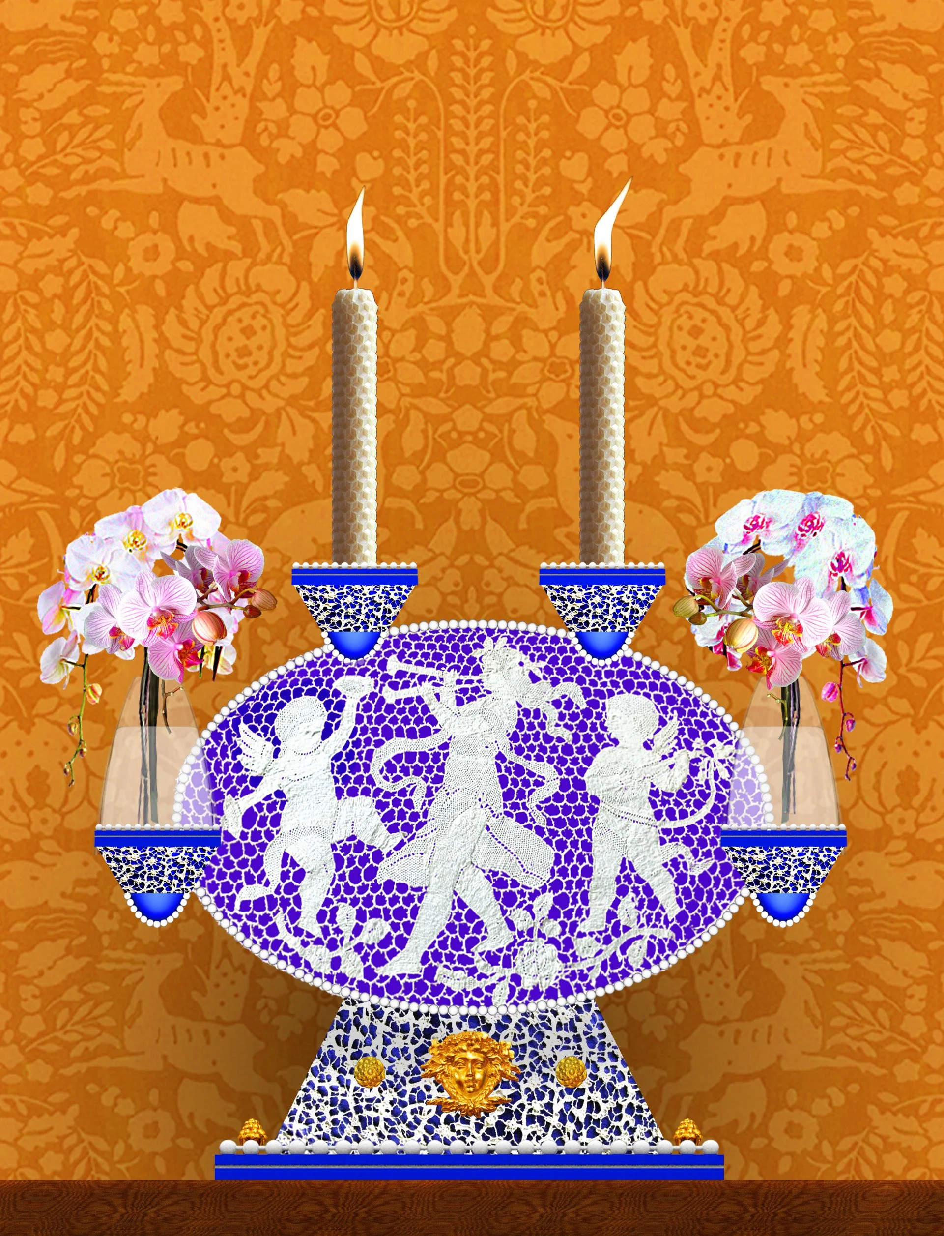 Candelabrum 2 for 4 Candles & Flowers.jpg