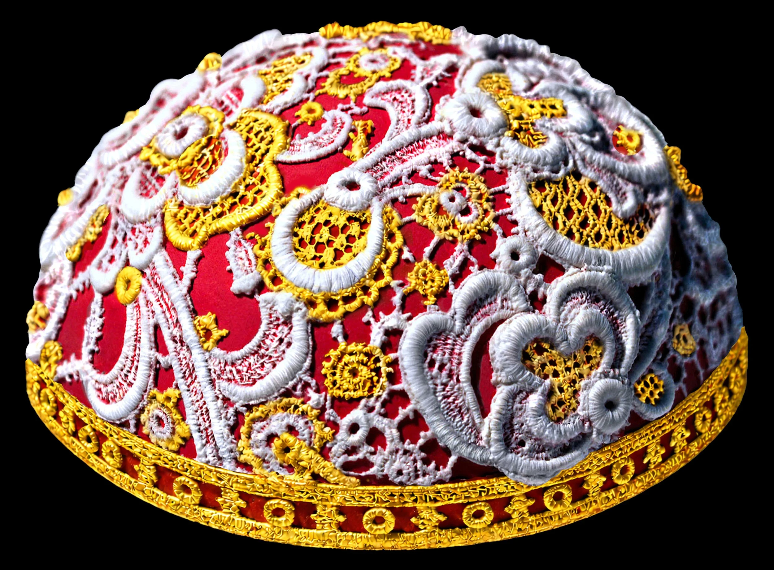 CHRISTMAS BALL HEMISPHERE
5" Jasperware Porcelain Lace™