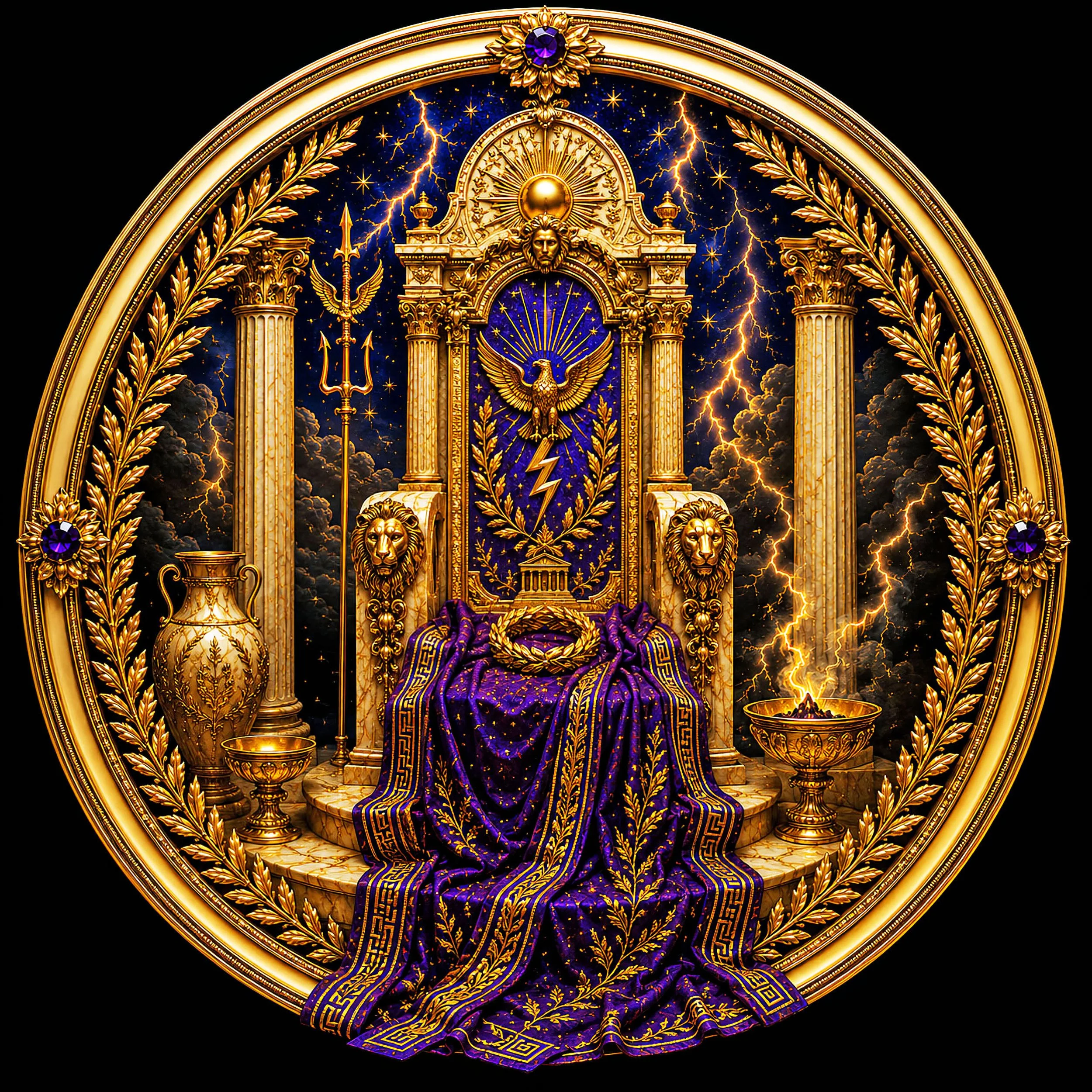 THE THRONE OF ZEUS
AWAITING THE THUNDERER’S RETURN