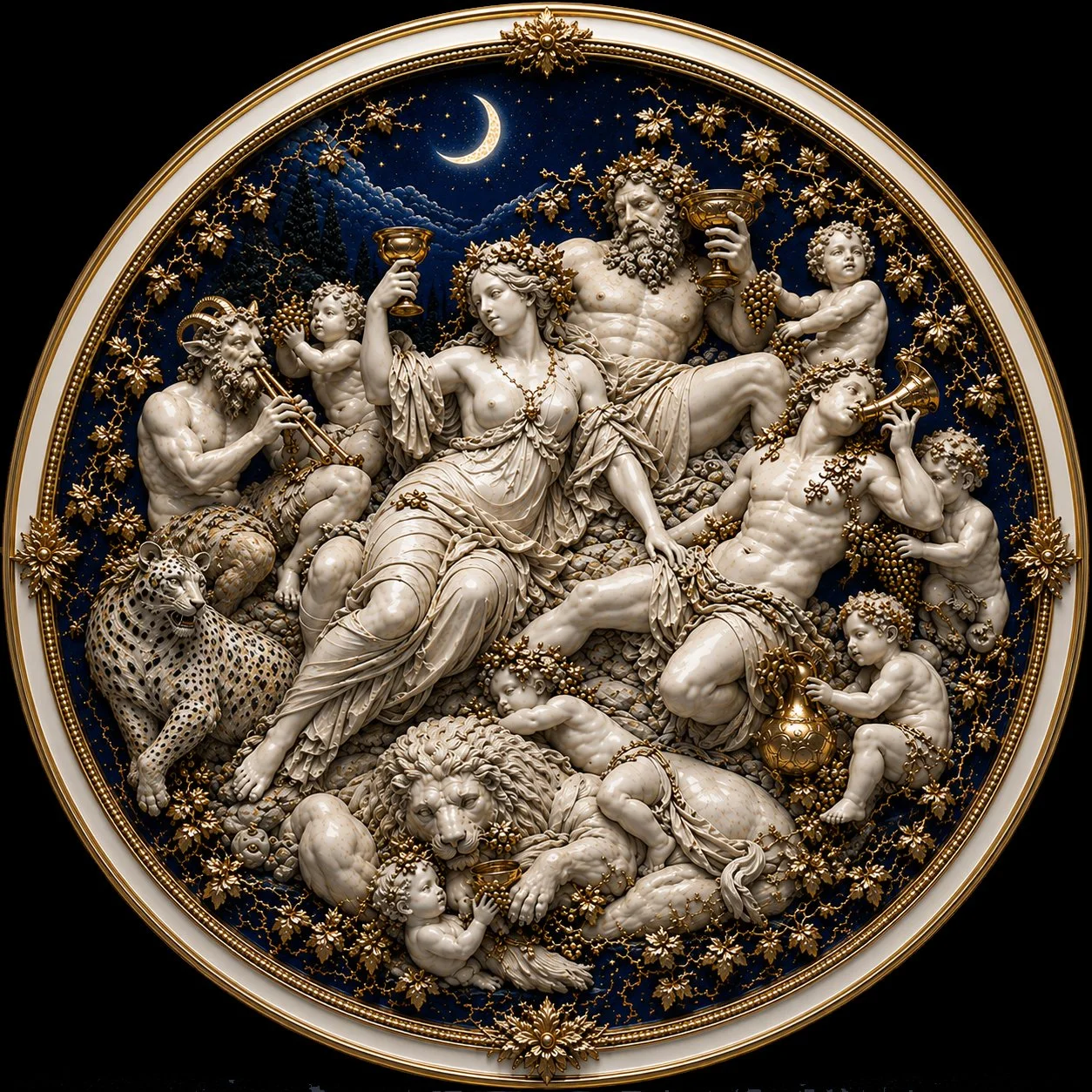 THE BACCHIC COURT
INTOXICATION OF THE GODS