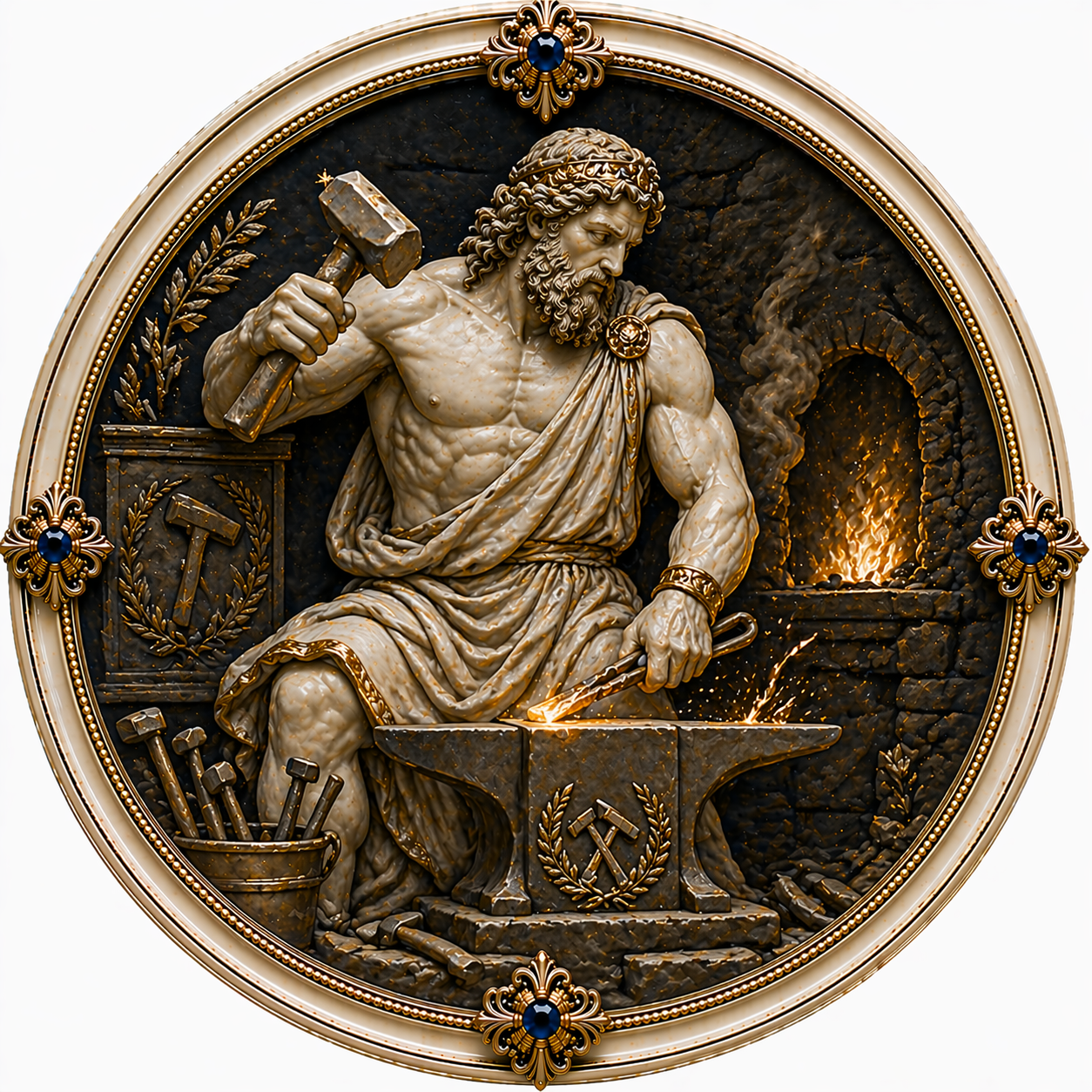 HEPHAESTUS
FORGER OF DIVINE FIRE