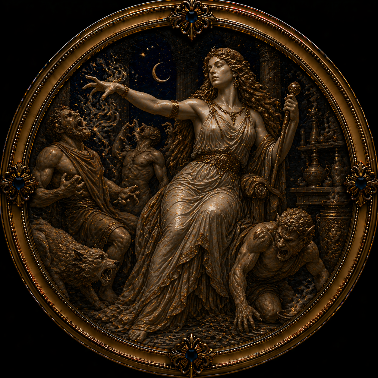 CIRCE
MISTRESS OF  TRANSFORMATIONS
