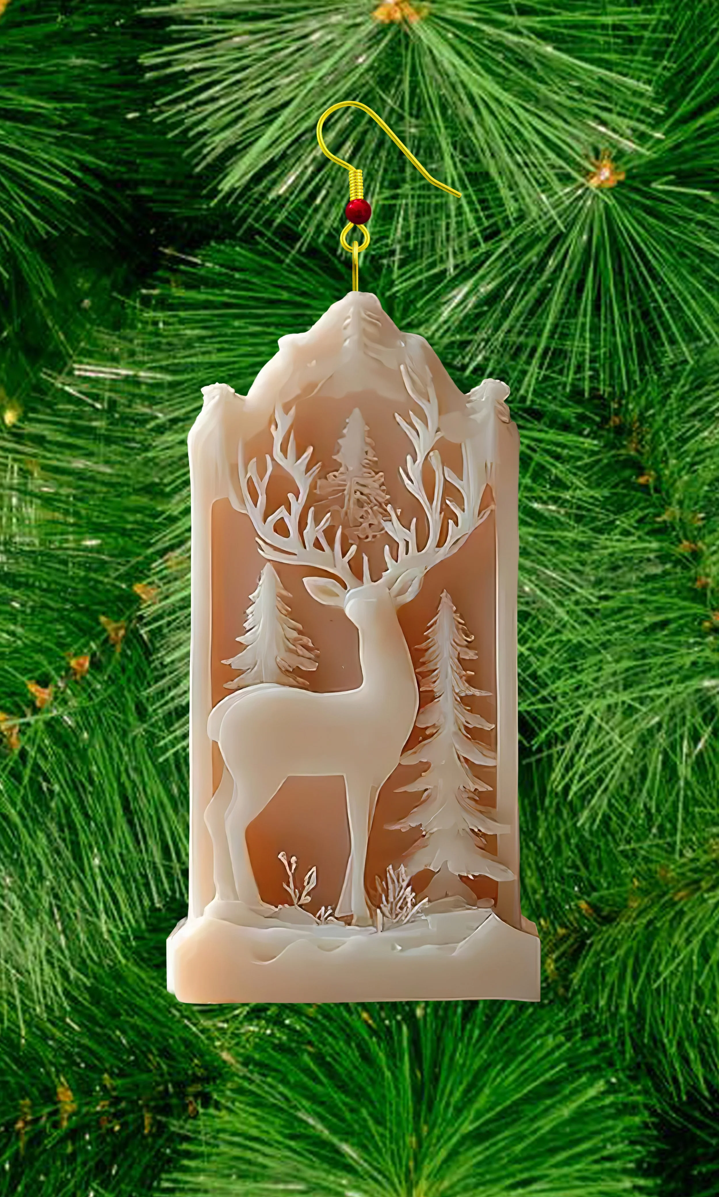 Christmas Ornament  REINDEER IN 3D DIMENSIONS ll.JPG